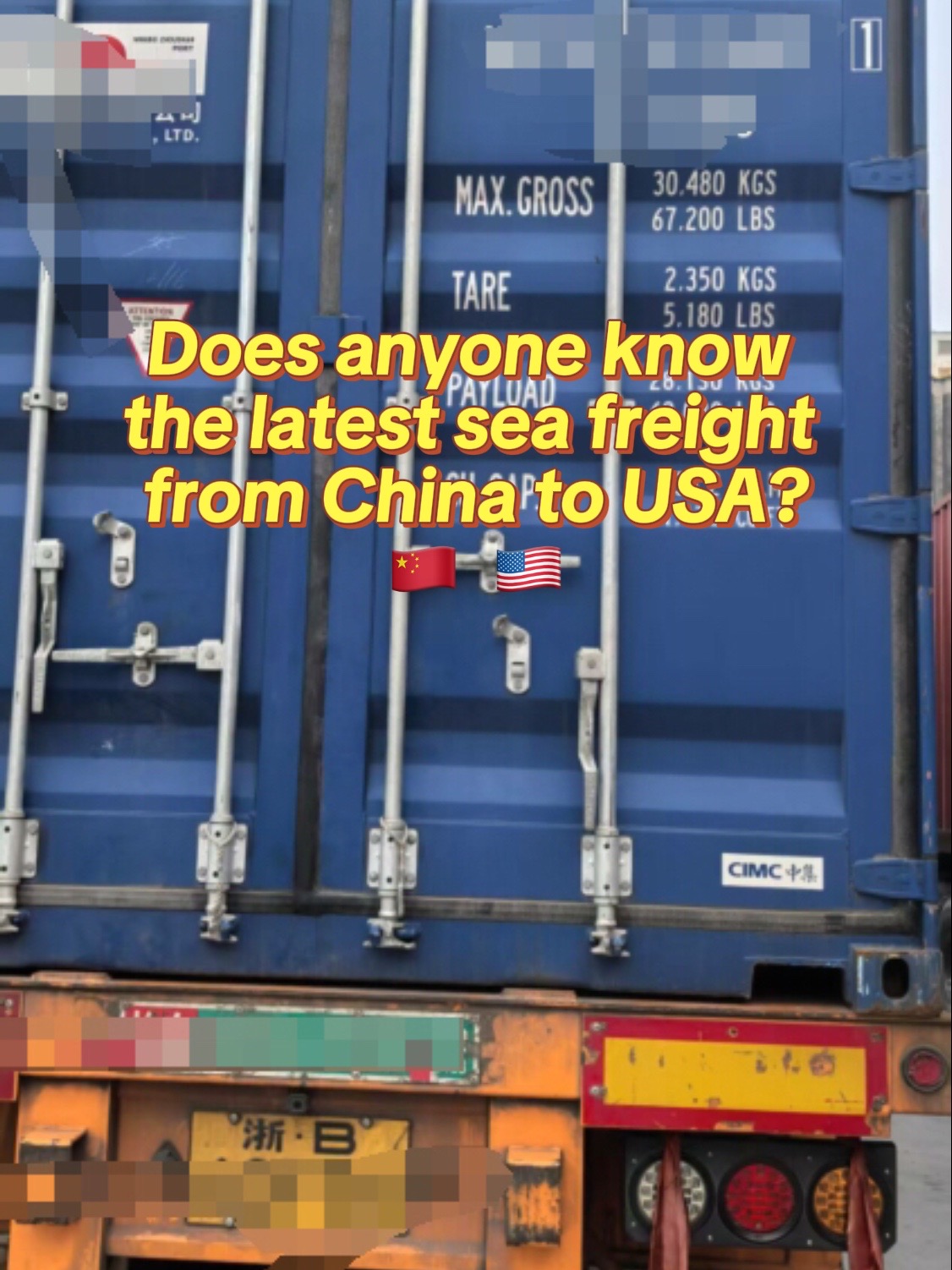 @Freight forwarder -Asia to US