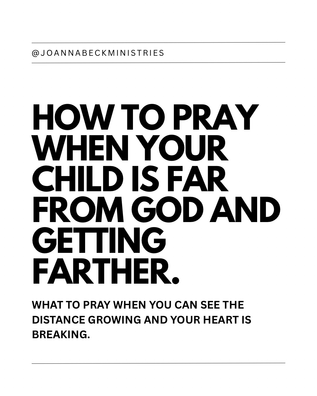 @Joanna Beck Ministries