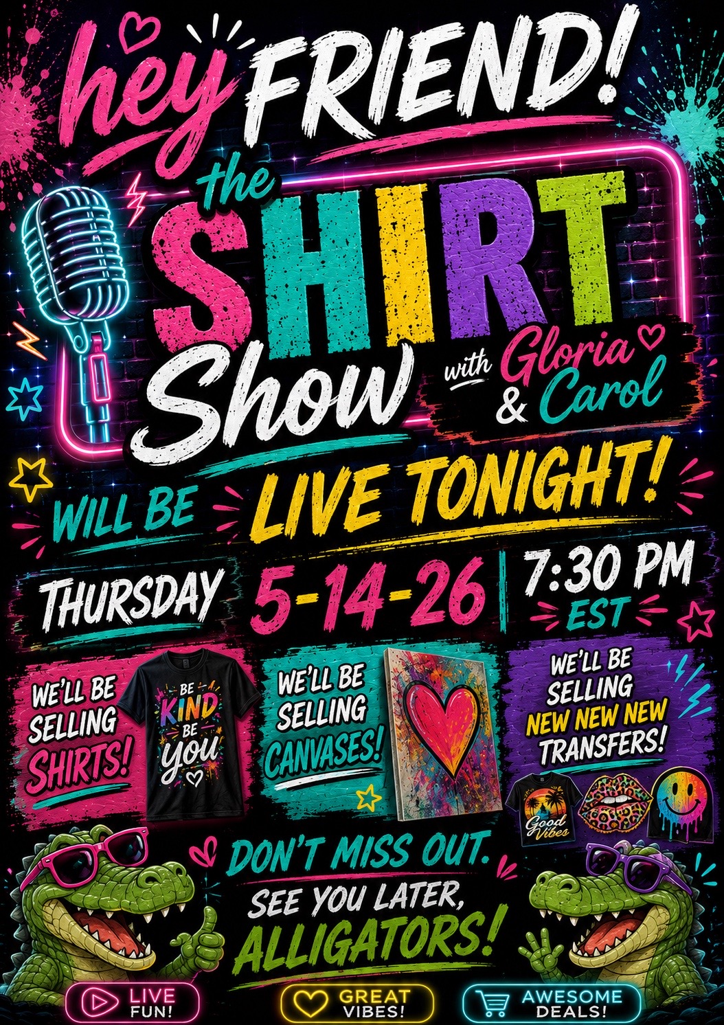 @Gloria &ldquo;The Shirt Show&rdquo;