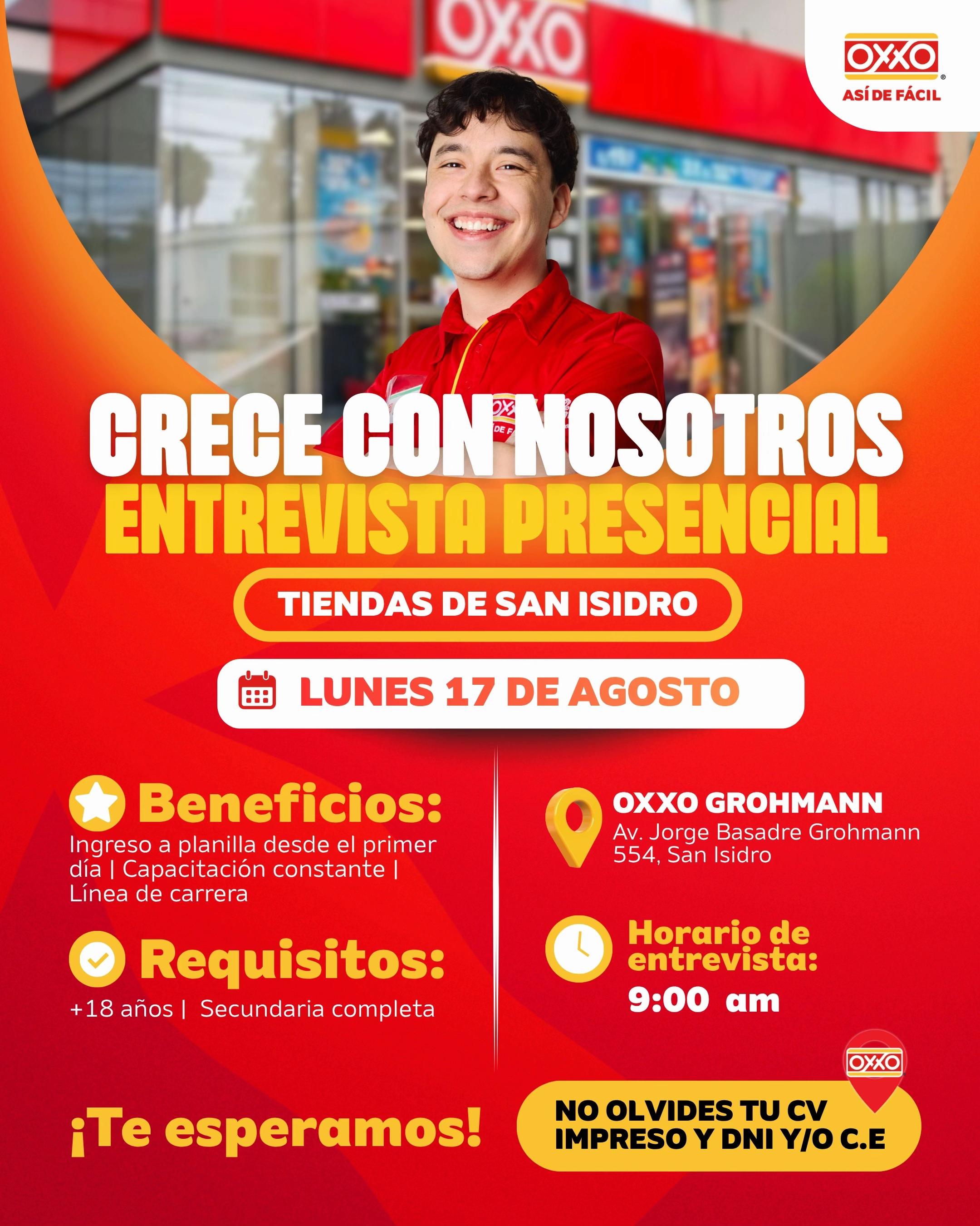 @Trabaja en OXXO Per&uacute;
