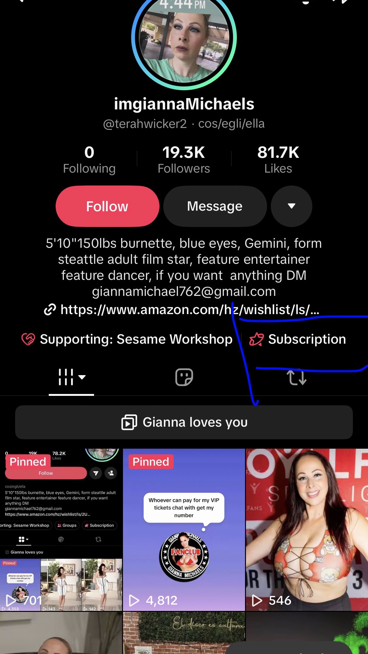 @imgiannaMichaels