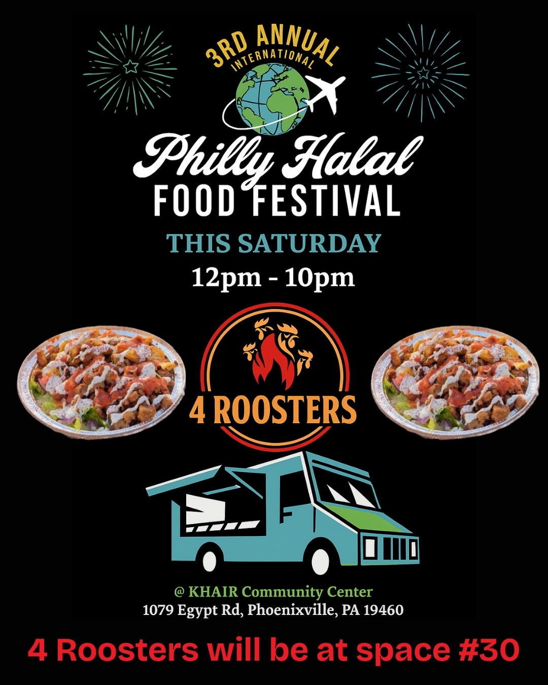 @4 Roosters