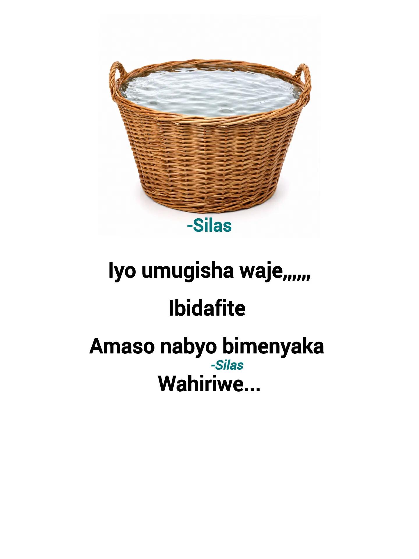 @Silas Nizeyimana