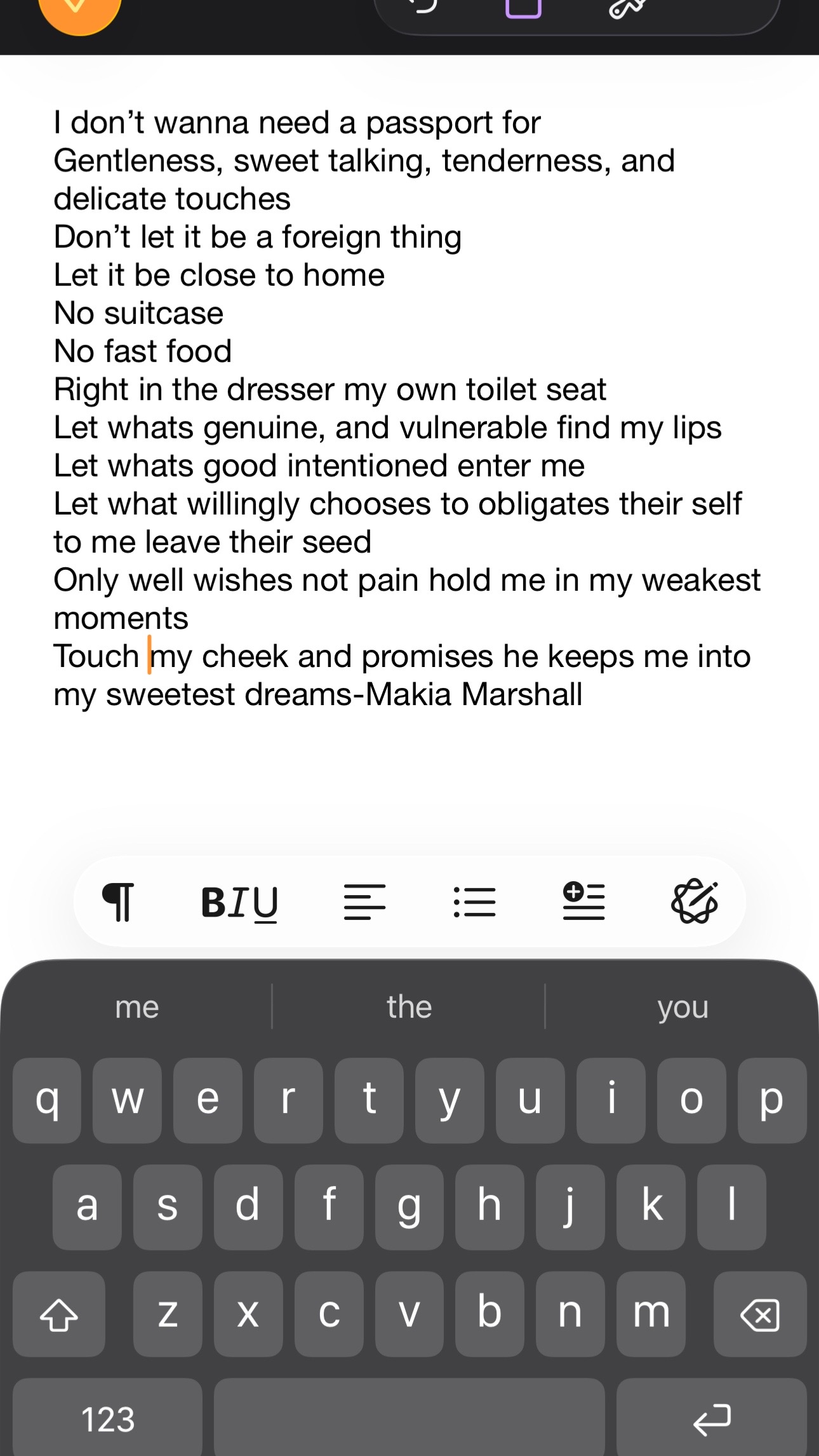 @Makia Marshall