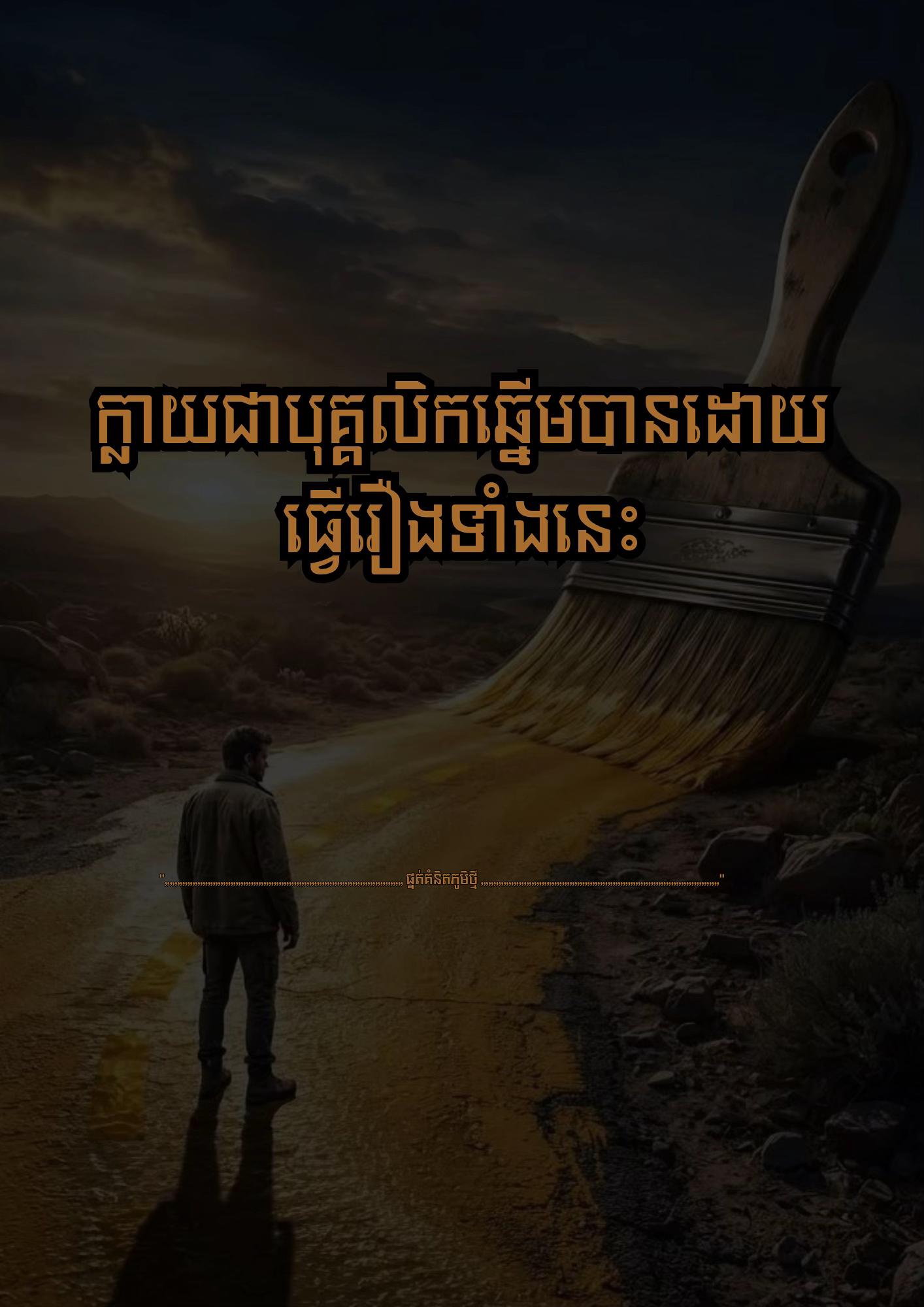 @≧ ផ្នត់គំនិតភូមិថ្មី ≧ 📚📖