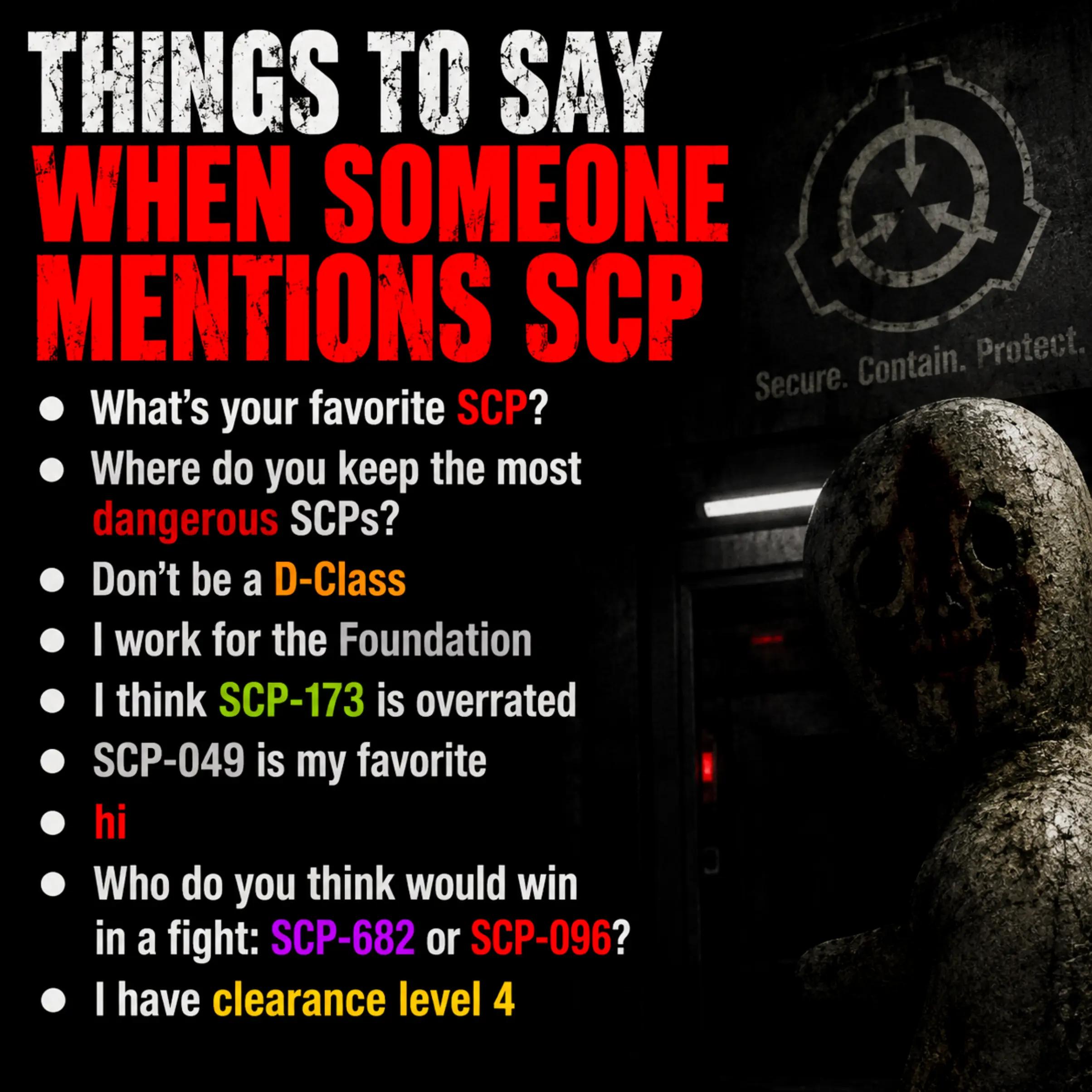 @☢️All About SCP☣️