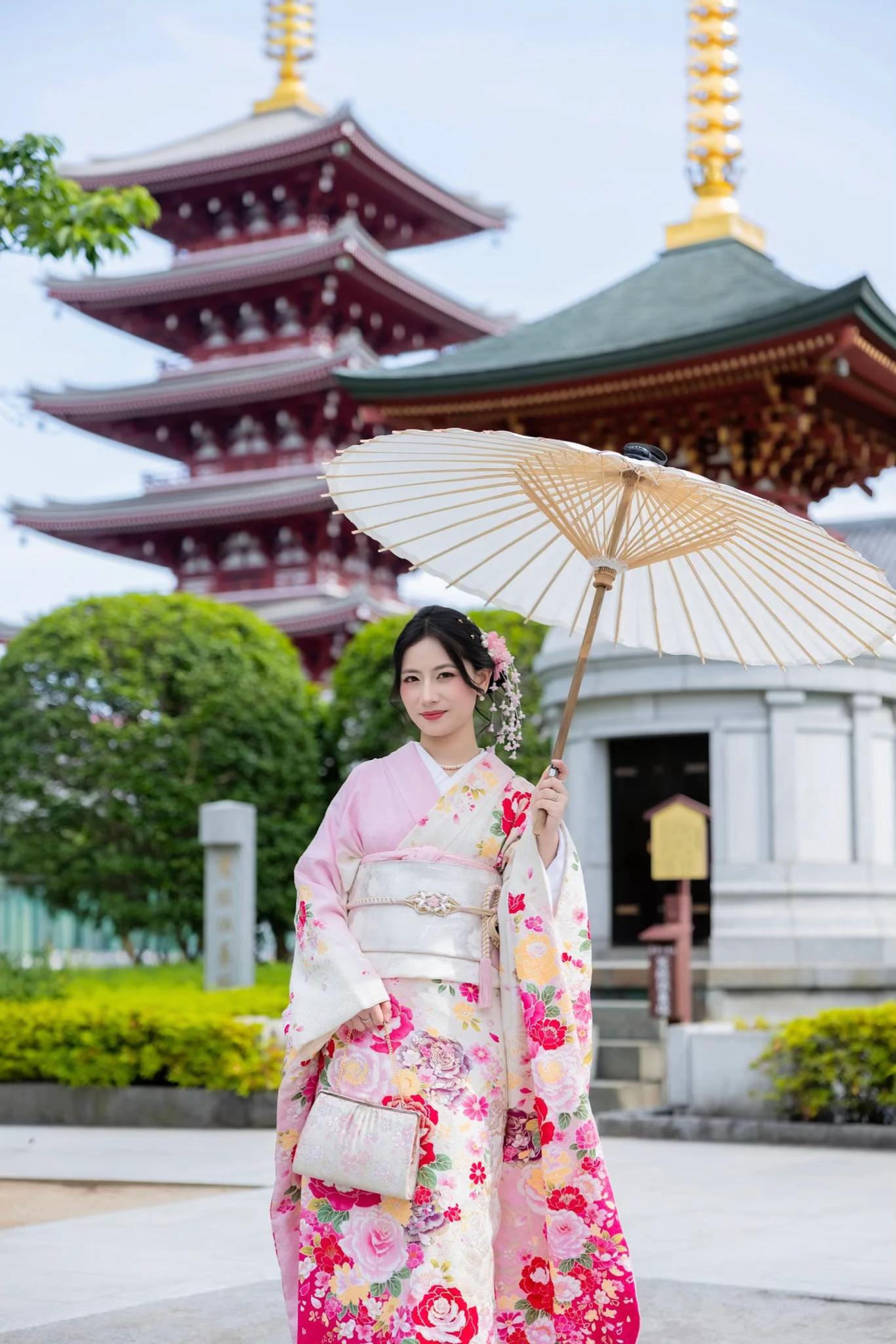 @Thuê kimono Tokyo Asakusa