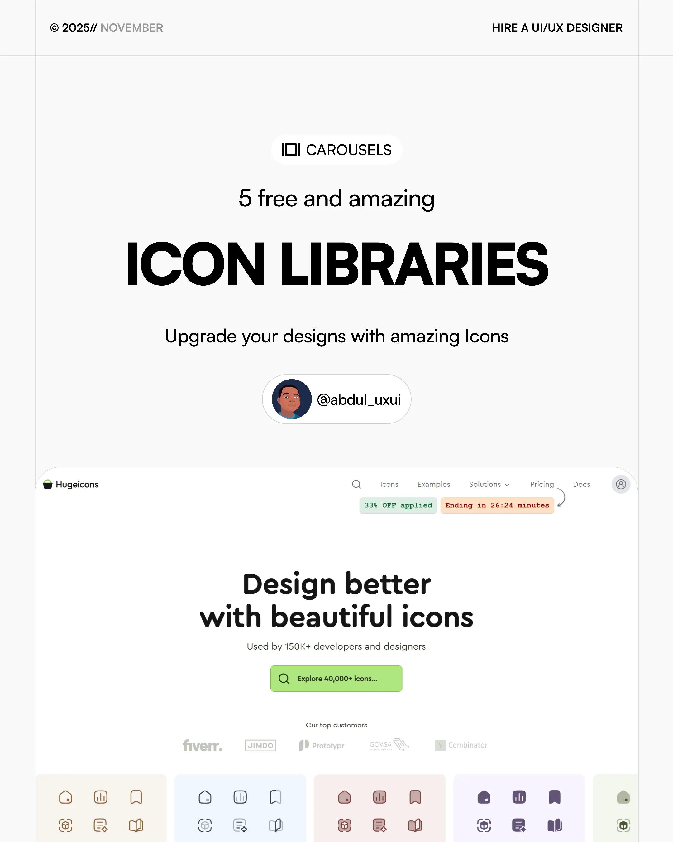 @Abdul &mdash; UI/UX Designer