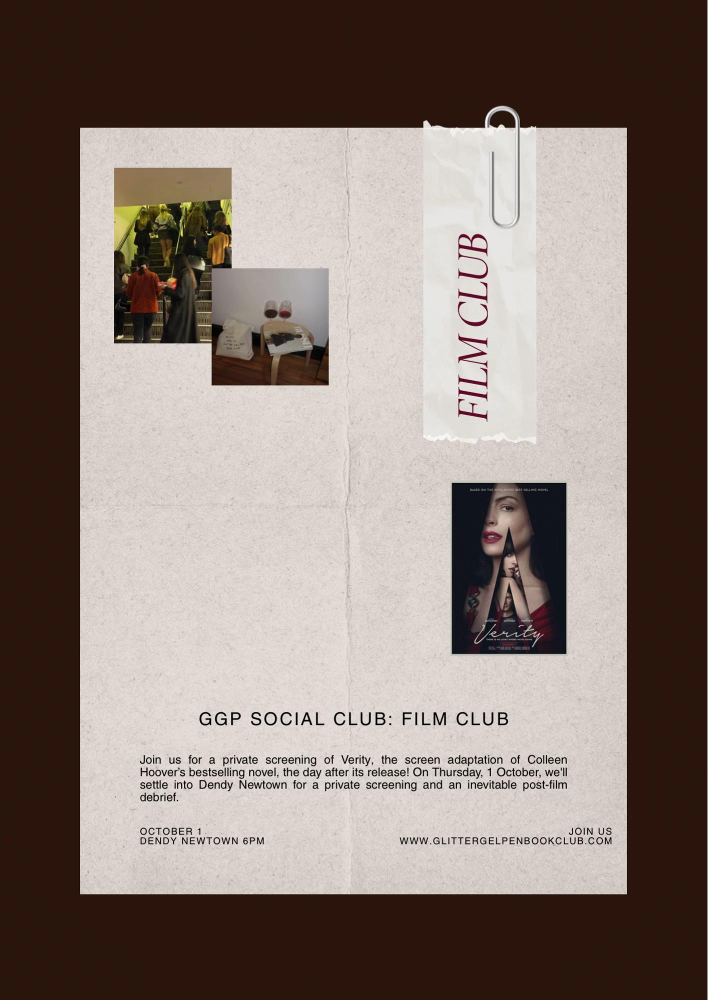 @glitter gel pen book club