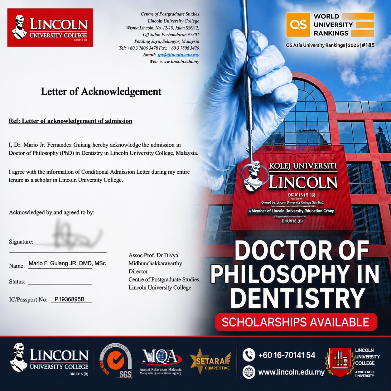 @Dr. Mario Guiang Jr.MSc AFPAID