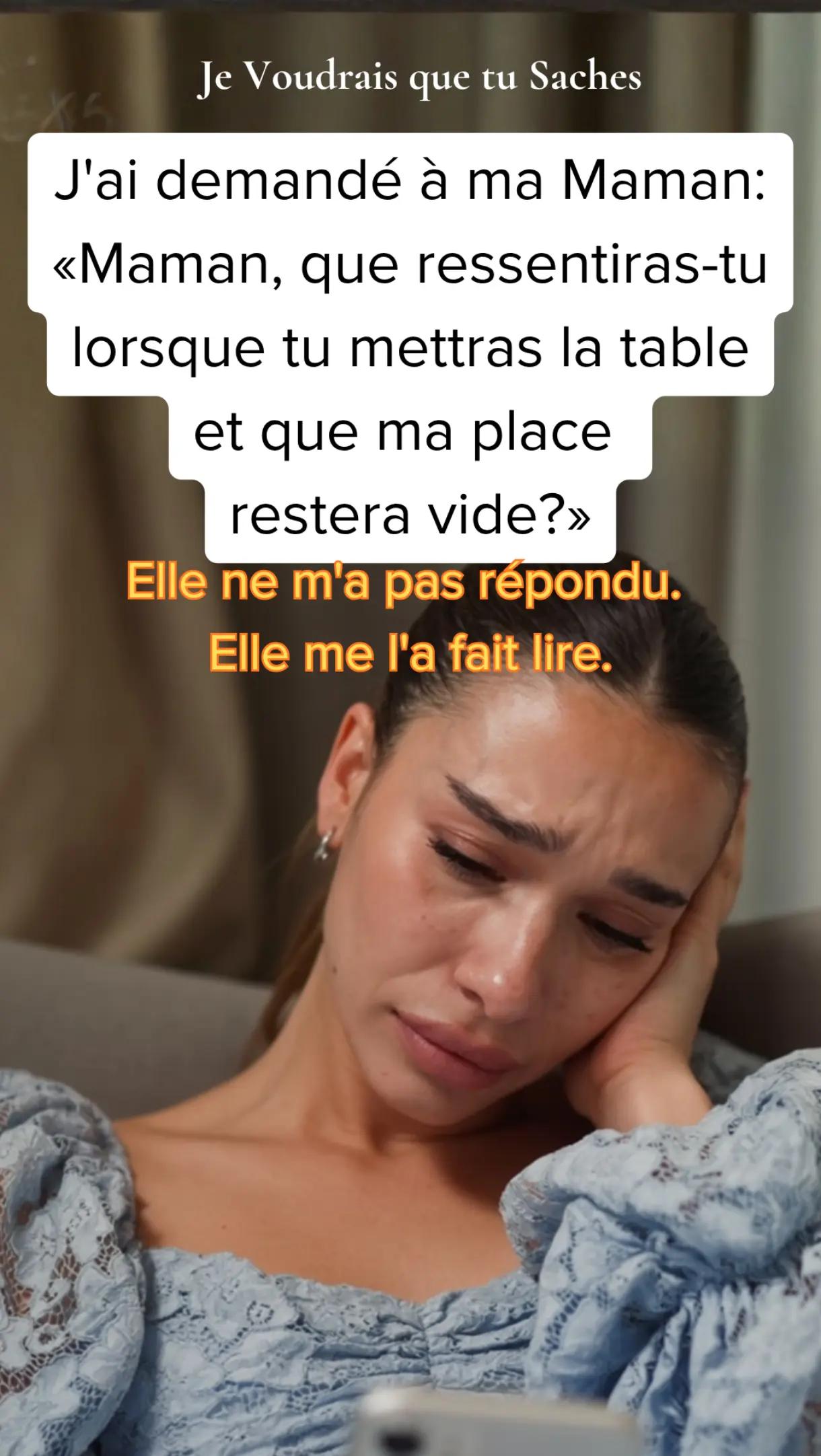 @Je Voudrais Que Tu Saches