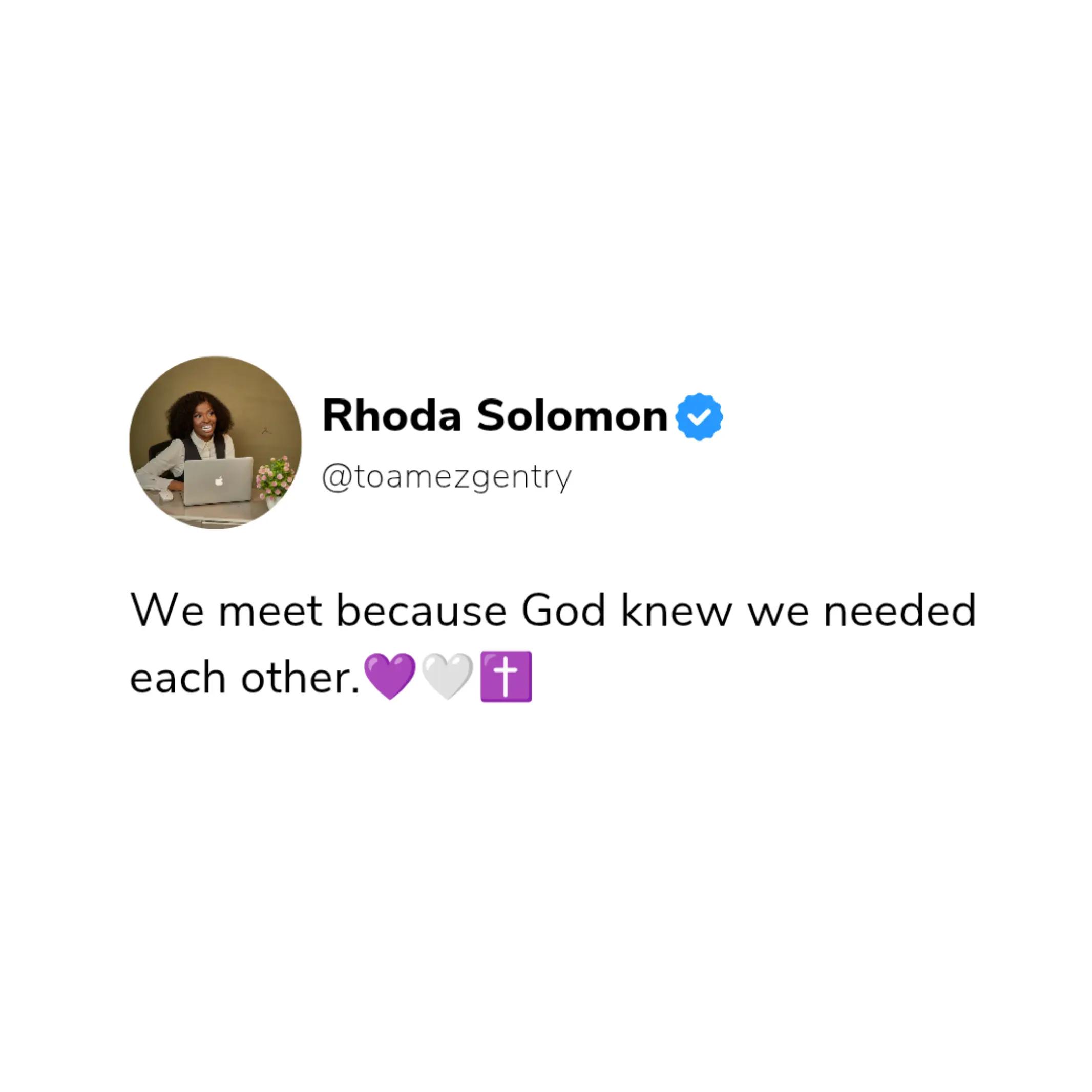 @Rhoda S✝️😇🤎