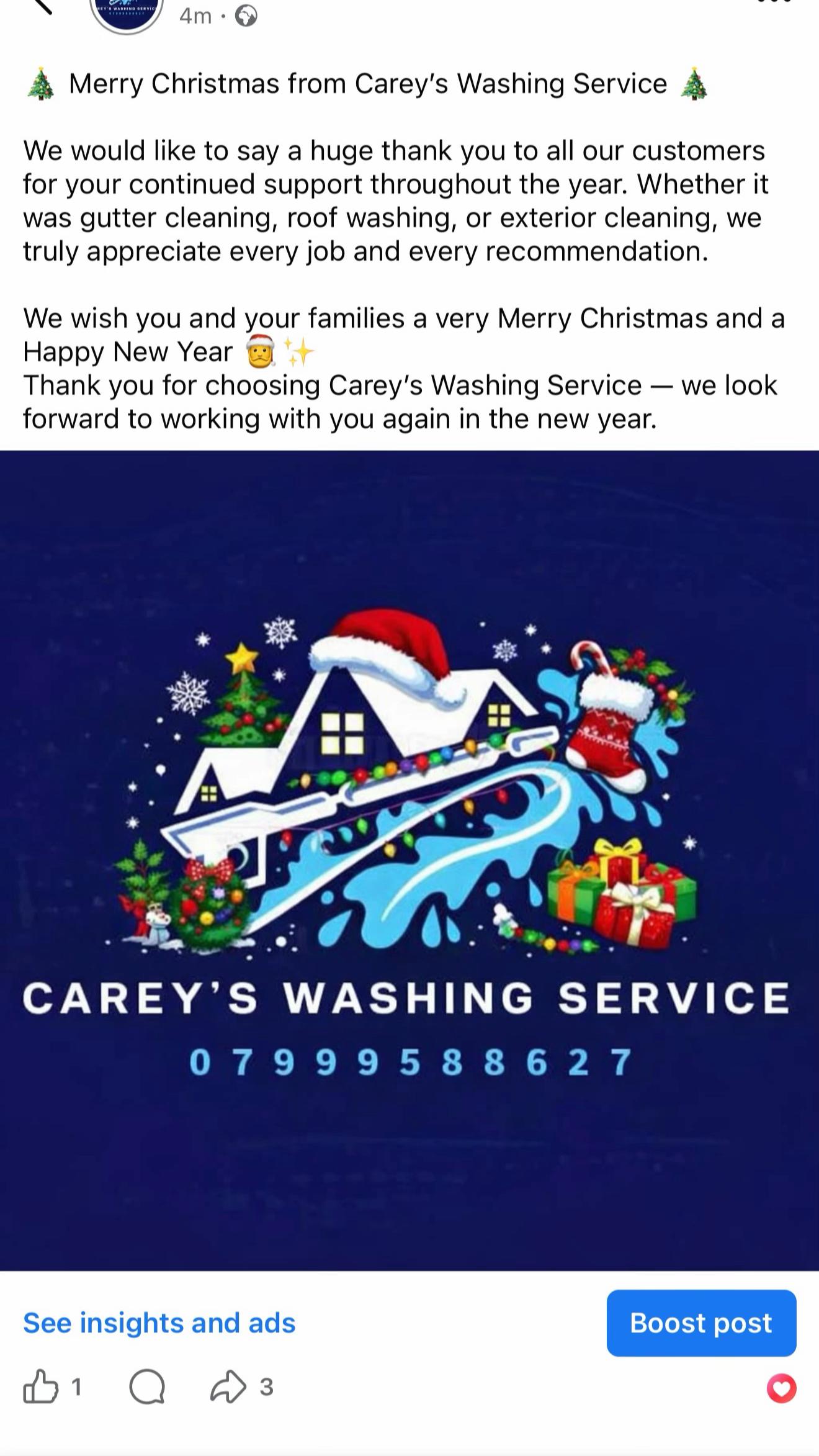 @Carey&rsquo;s washing services