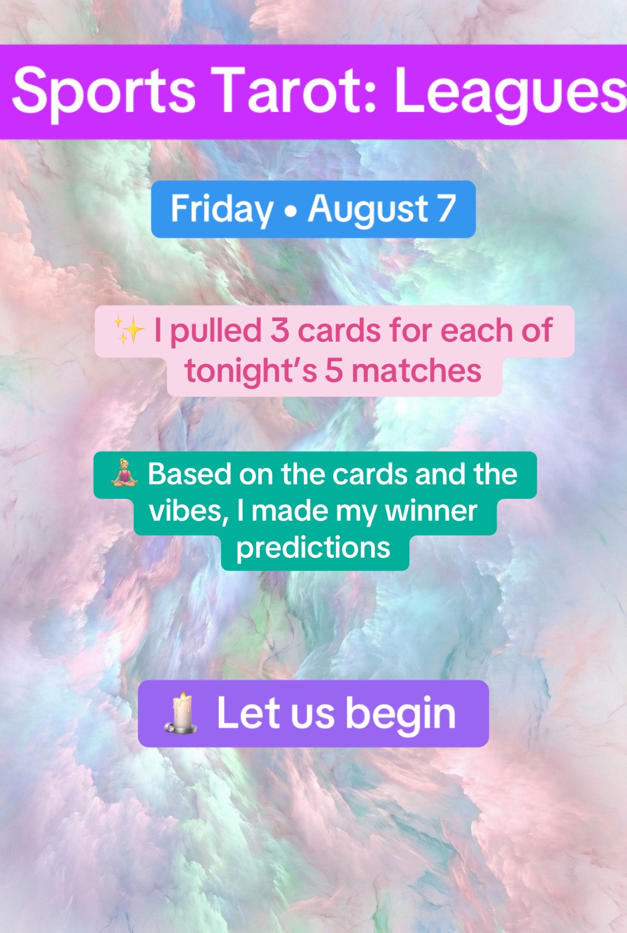 @✨ 🔮 Sports Tarot