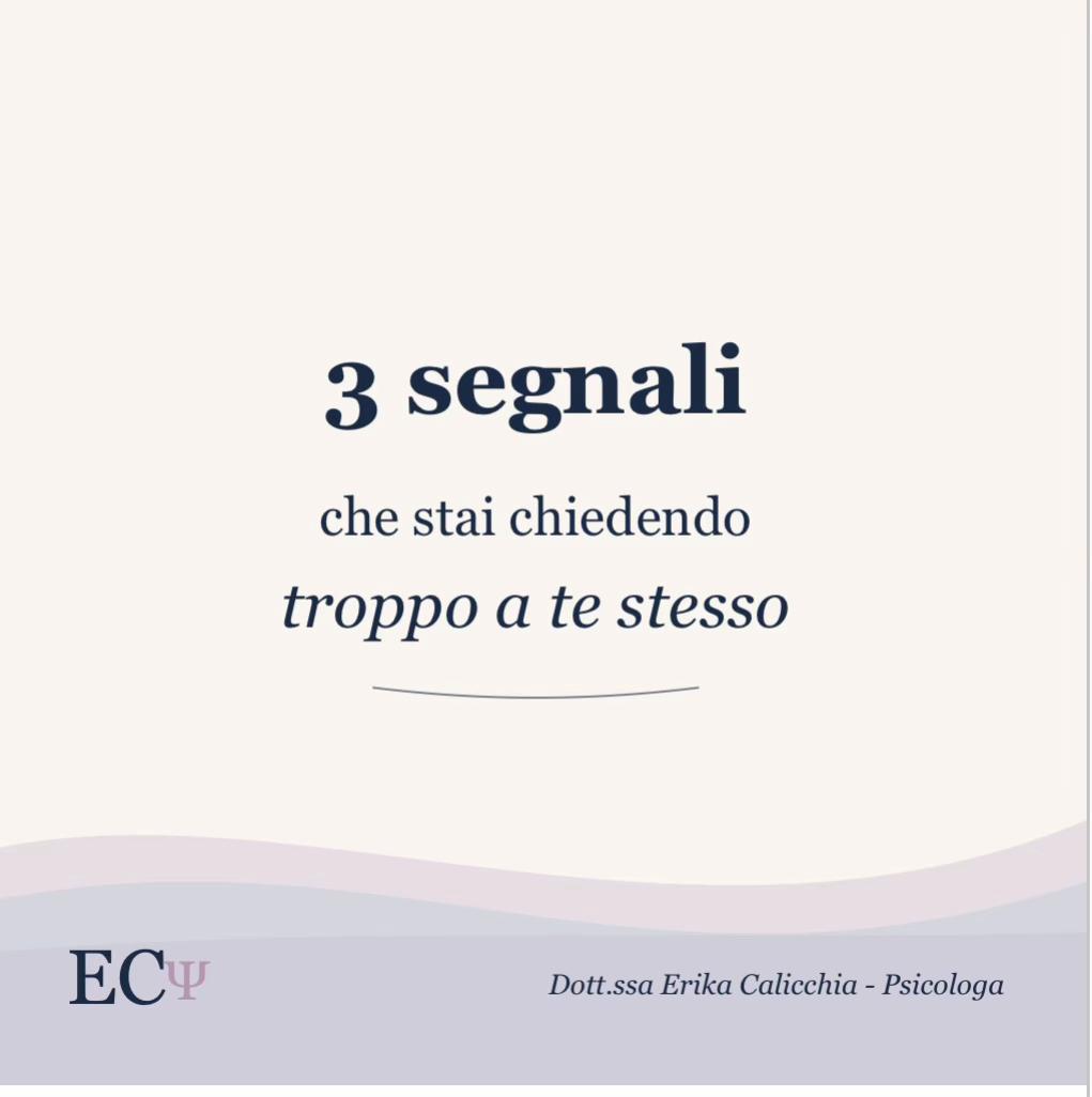 @Erika Calicchia &bull;Psicologa