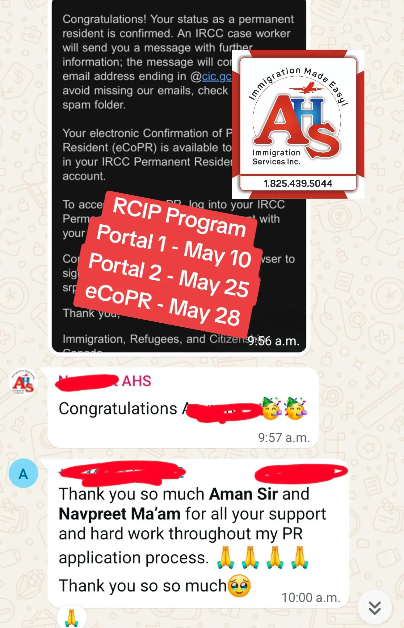 @Aman Sharma RCIC