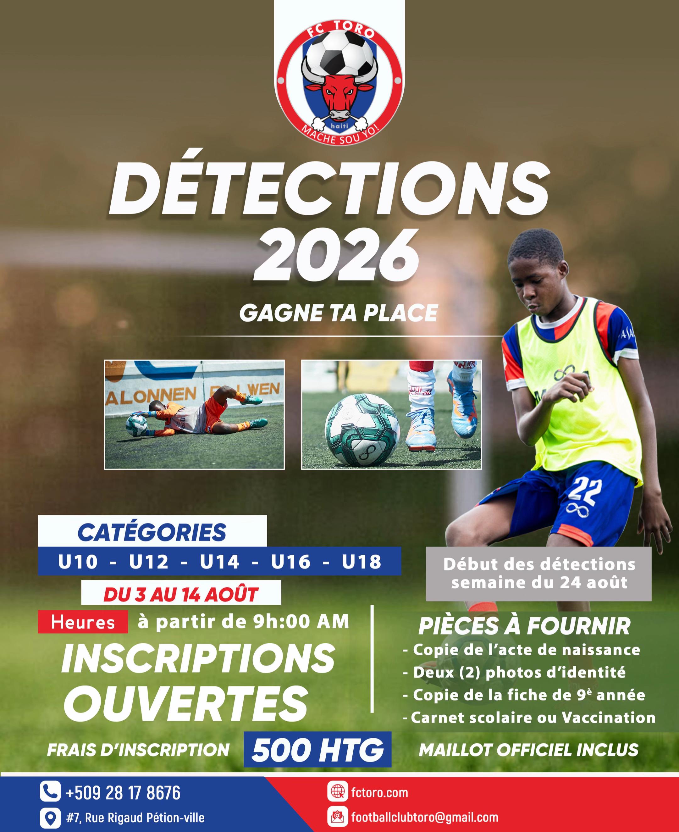 @FC TORO HA&Iuml;TI 🇭🇹