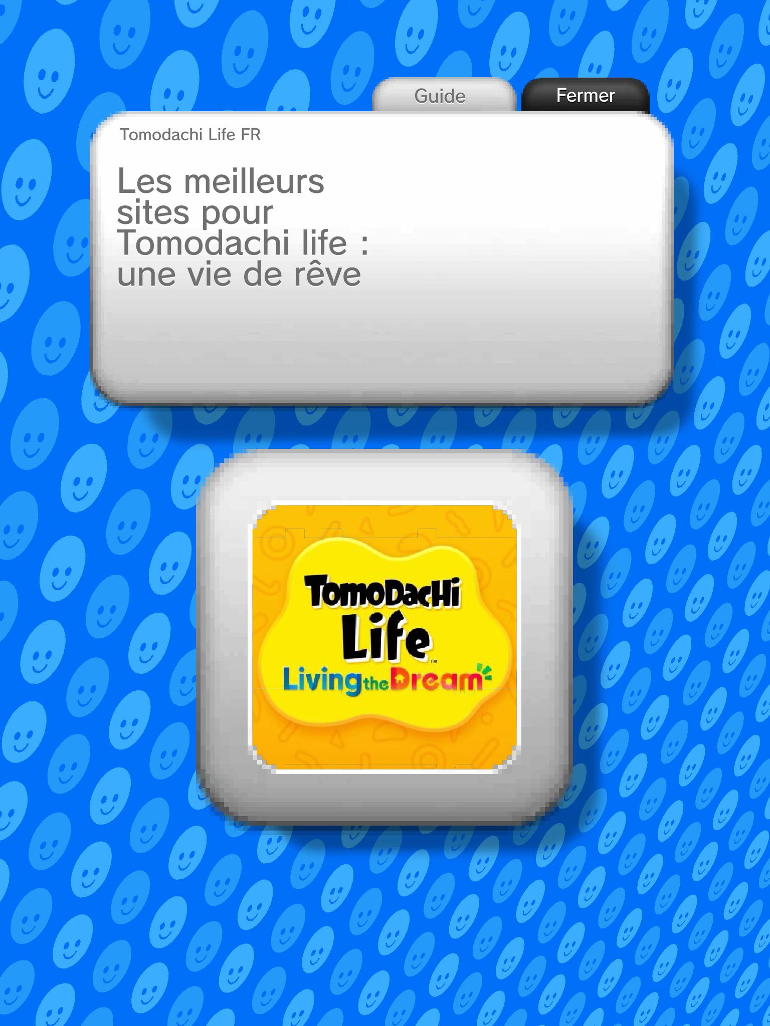 @Tomodachi life france
