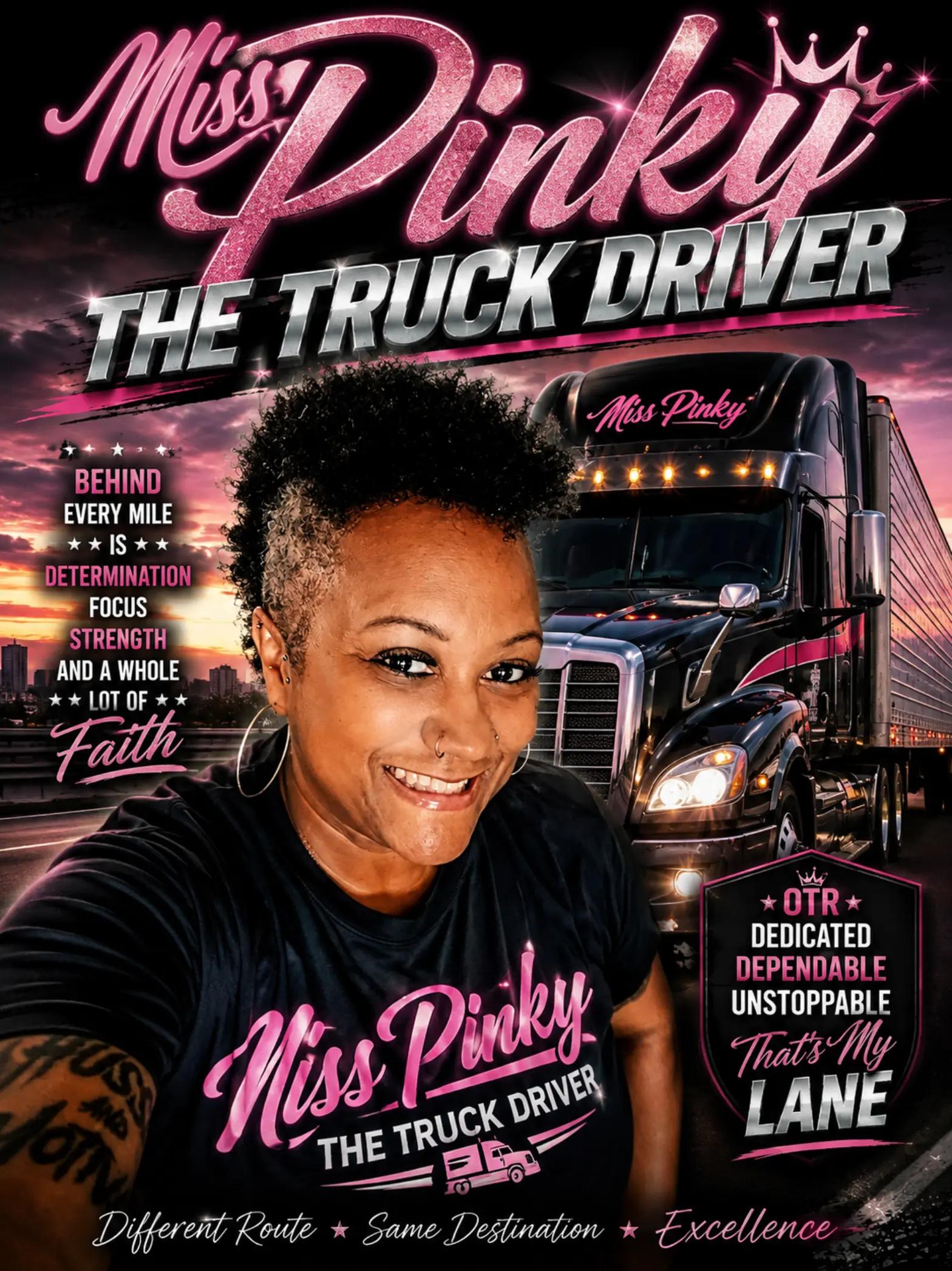 @Miss Pinky the truck driver
