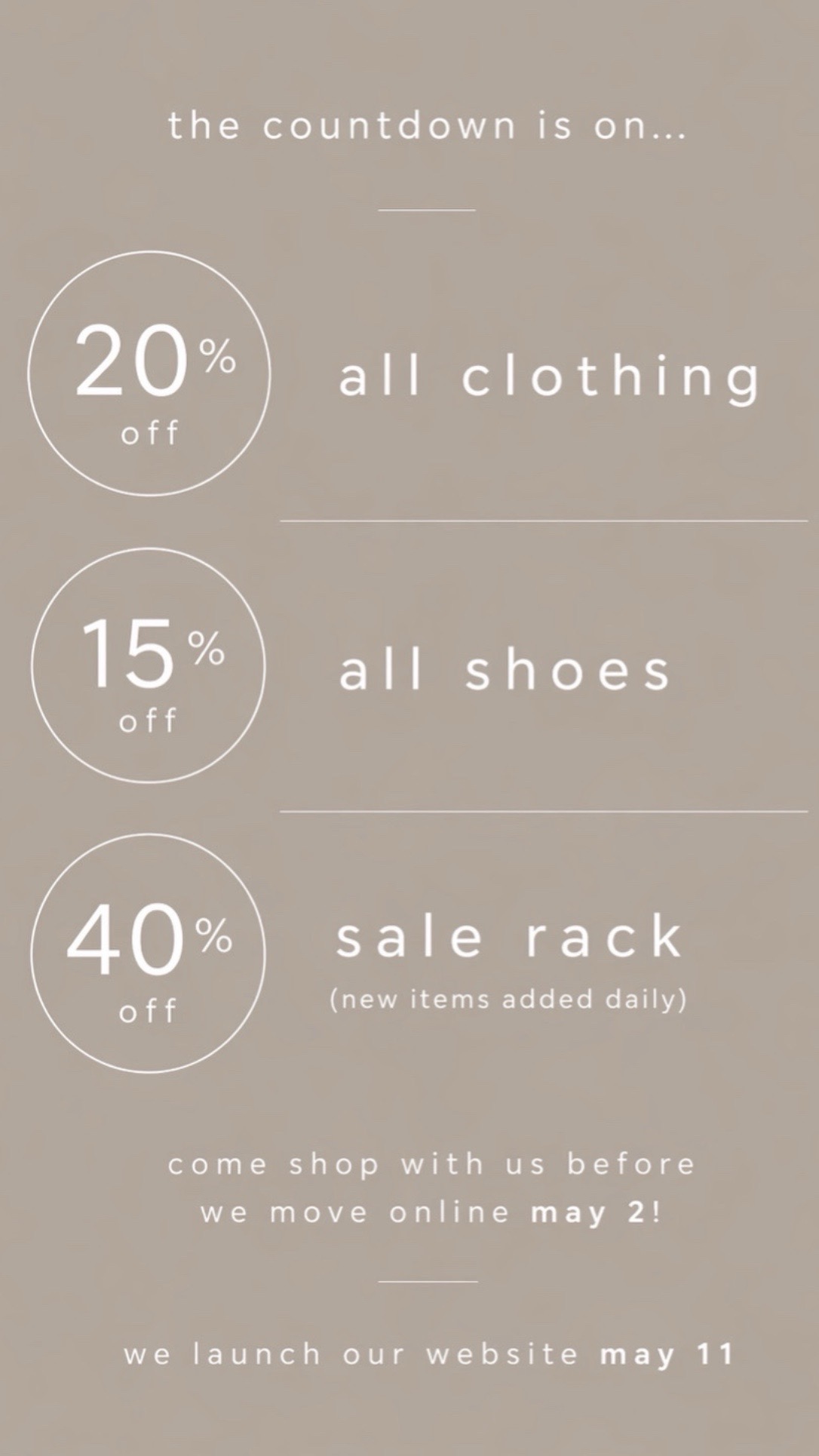@shop modern days