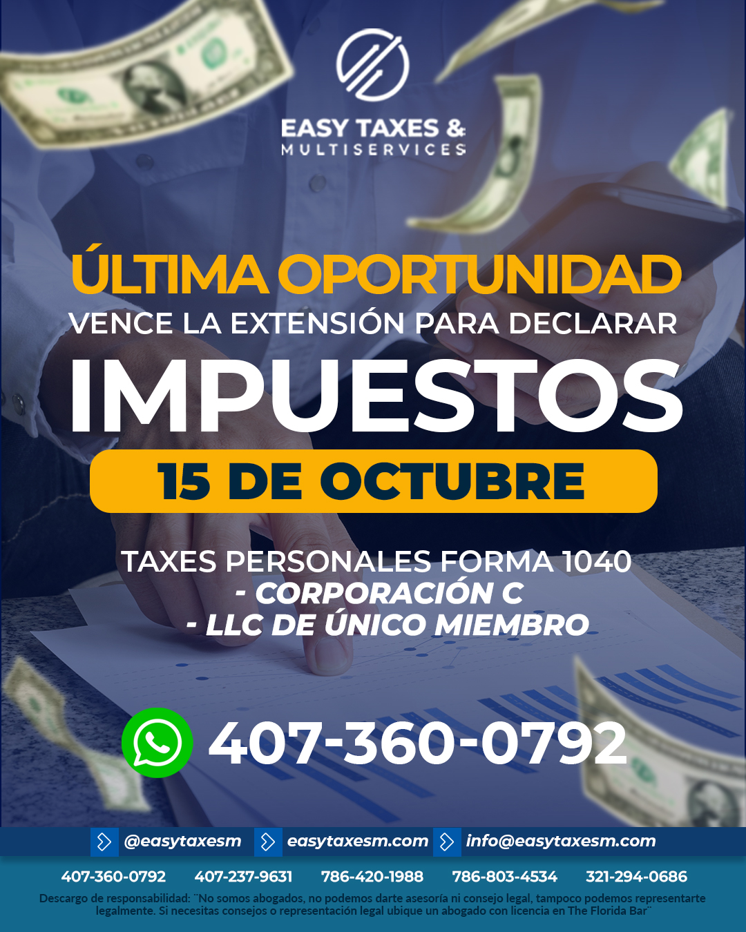 @EASY TAXES MULTISERVICES