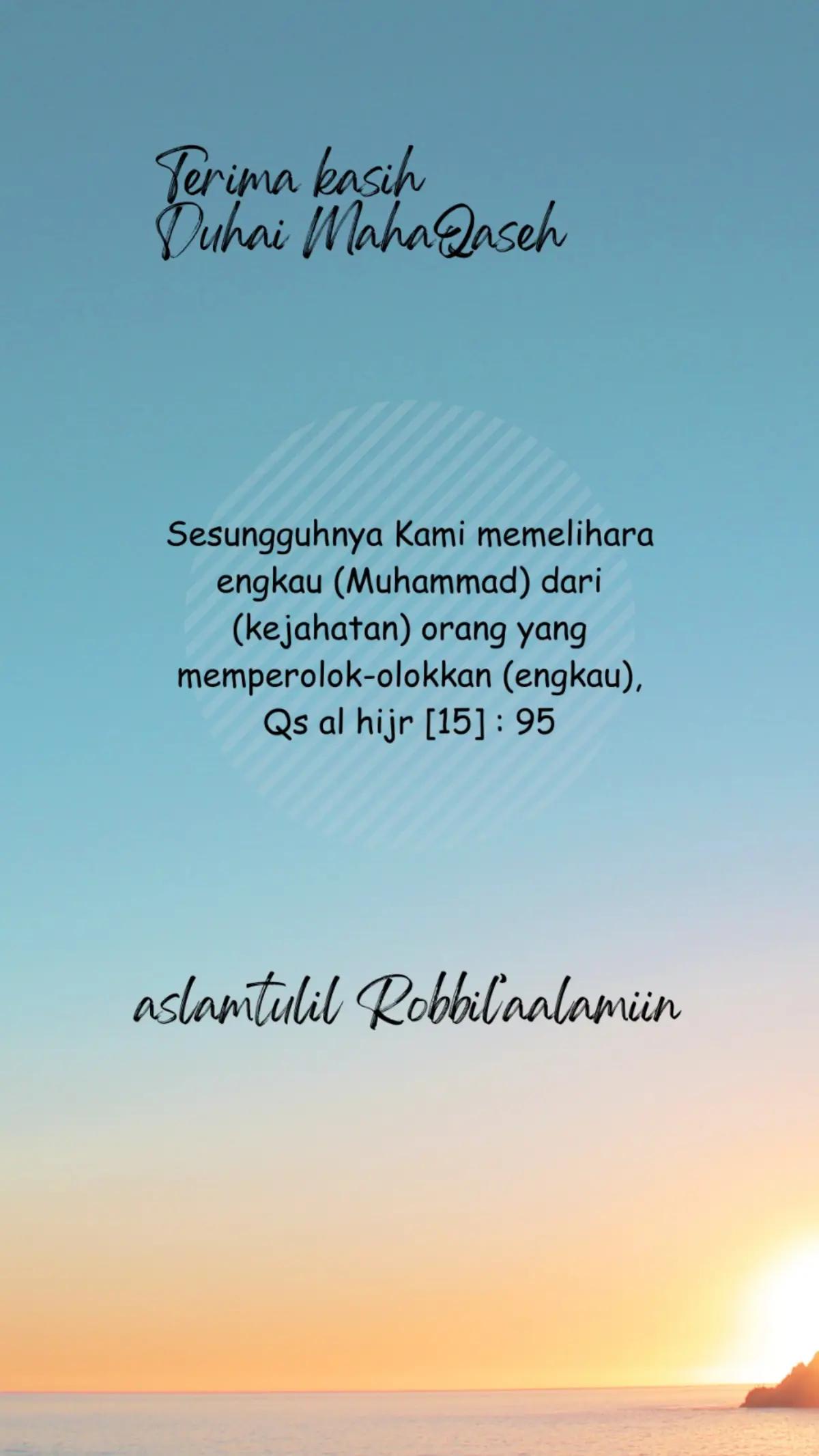 @CahayaQasehNya