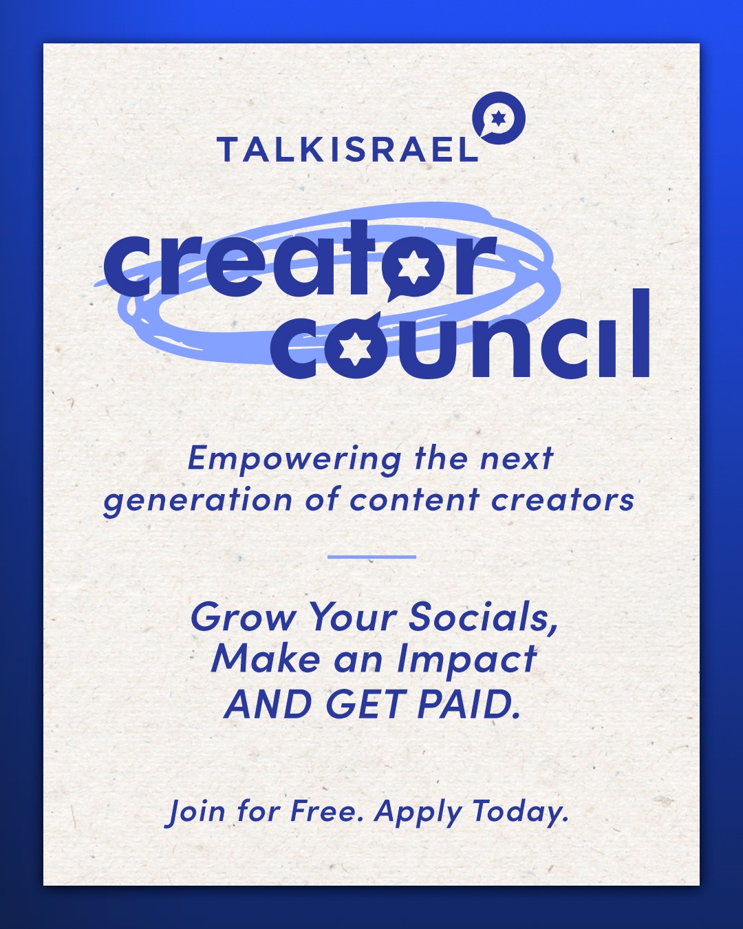 @TalkIsrael Creators