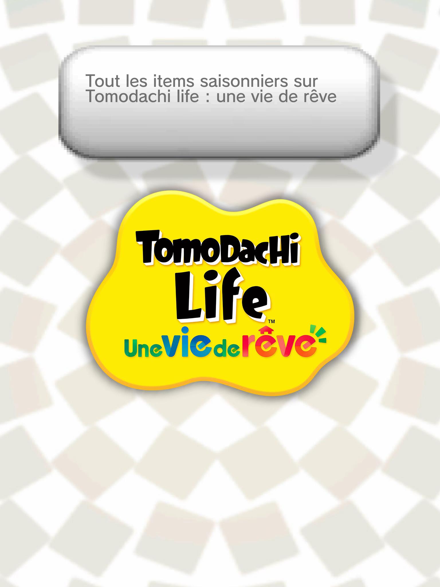 @Tomodachi life france