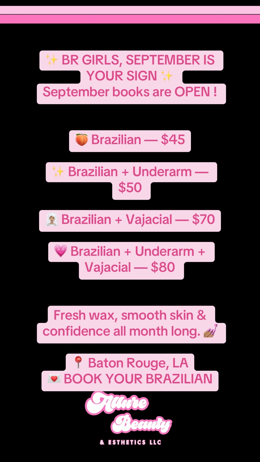 @Baton Rouge Waxer💕🧖🏽♀️🩺