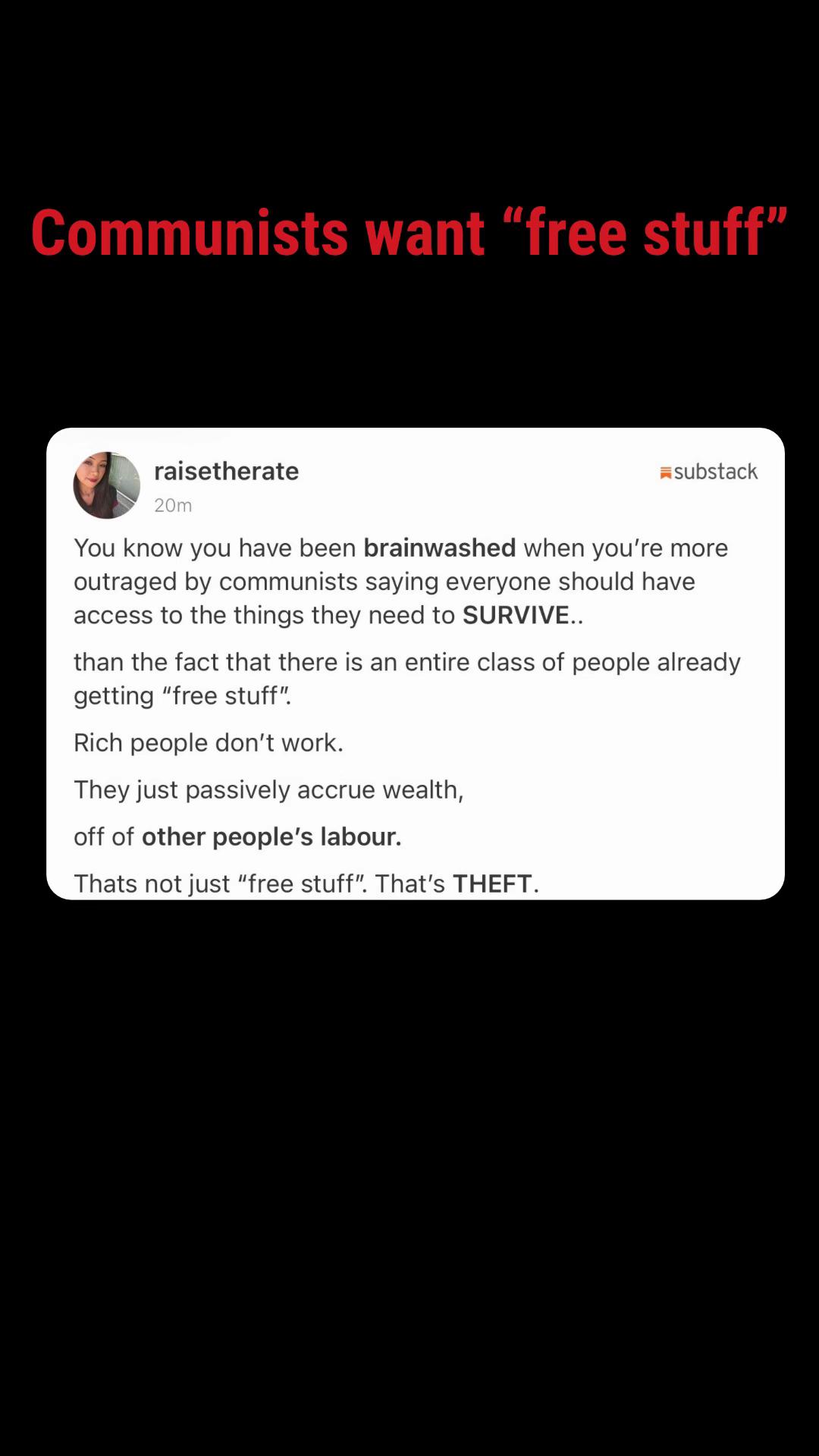 @raisetherate ☭