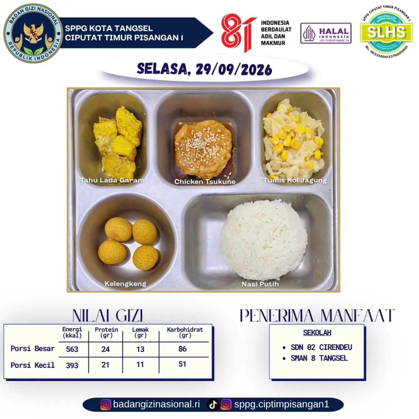 @SPPG CIPUTAT TIMUR PISANGAN 1
