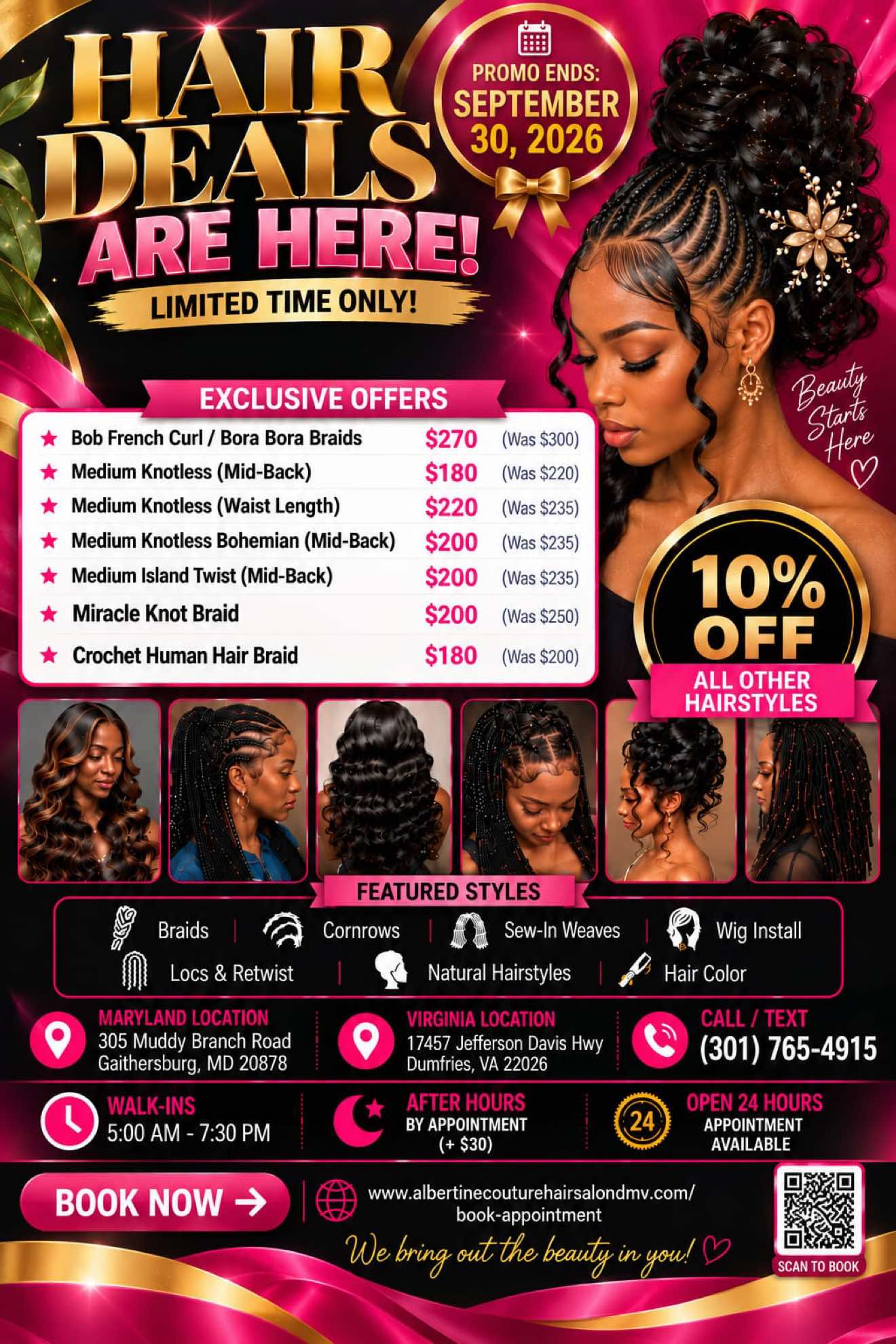 @albertine couture hair salon