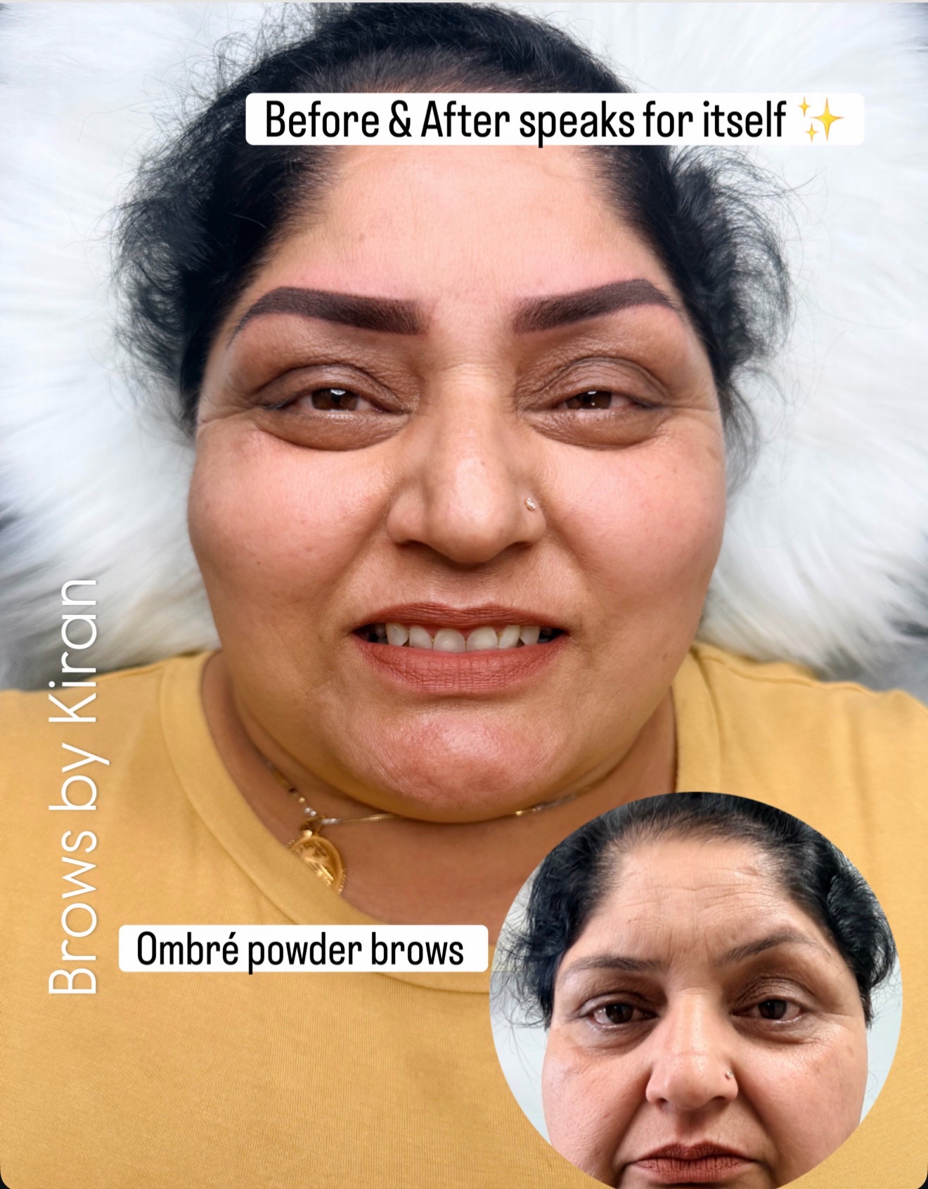 @Brows by Kiran | ombre powder