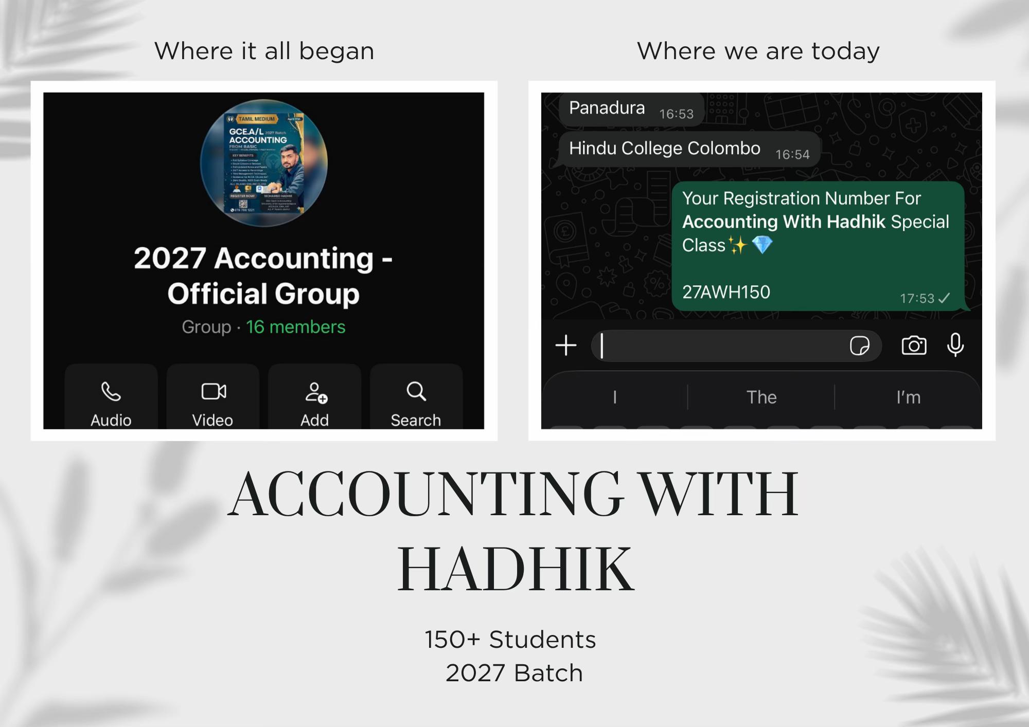 @Accounting with Hadhik
