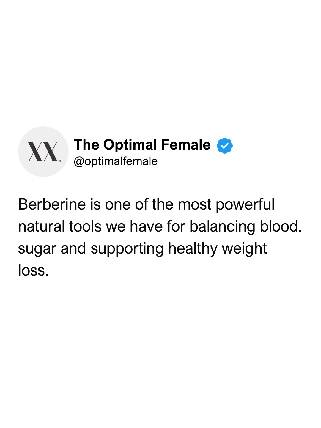 @The Optimal Female