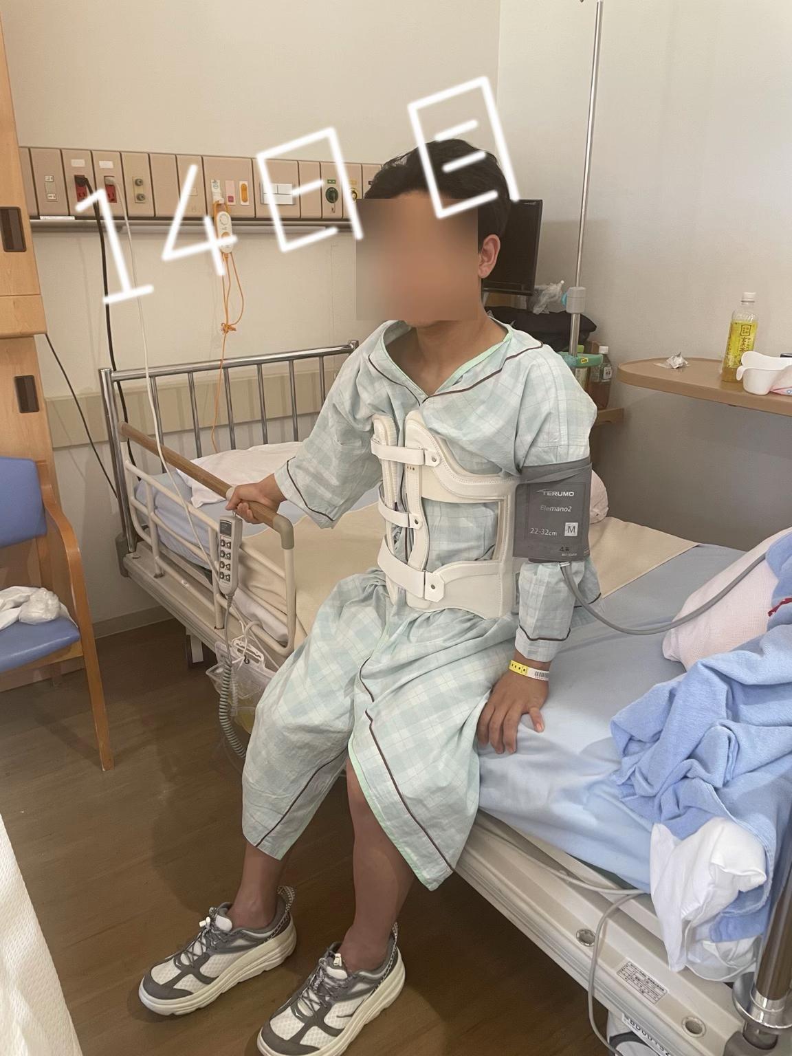@脊髄損傷から復活中の男
