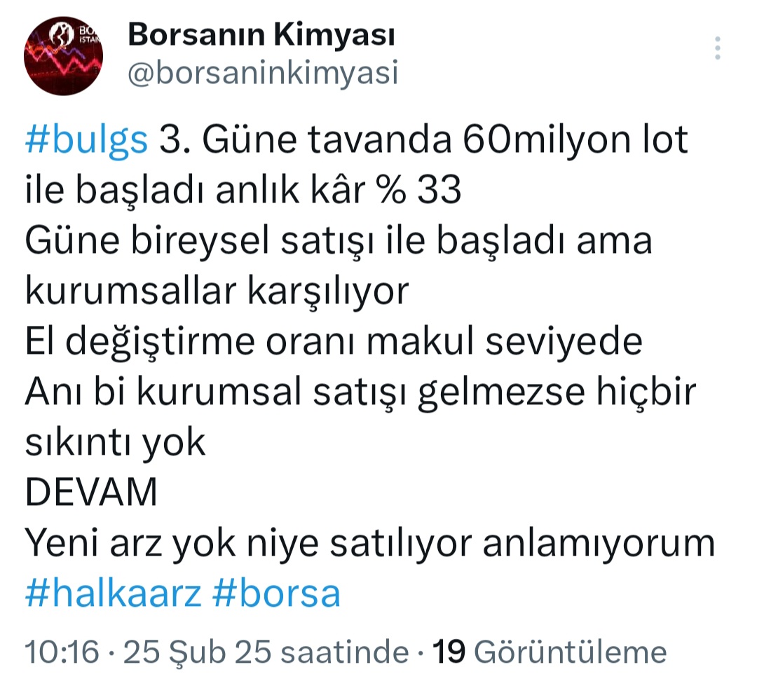 @Borsanın Kimyası