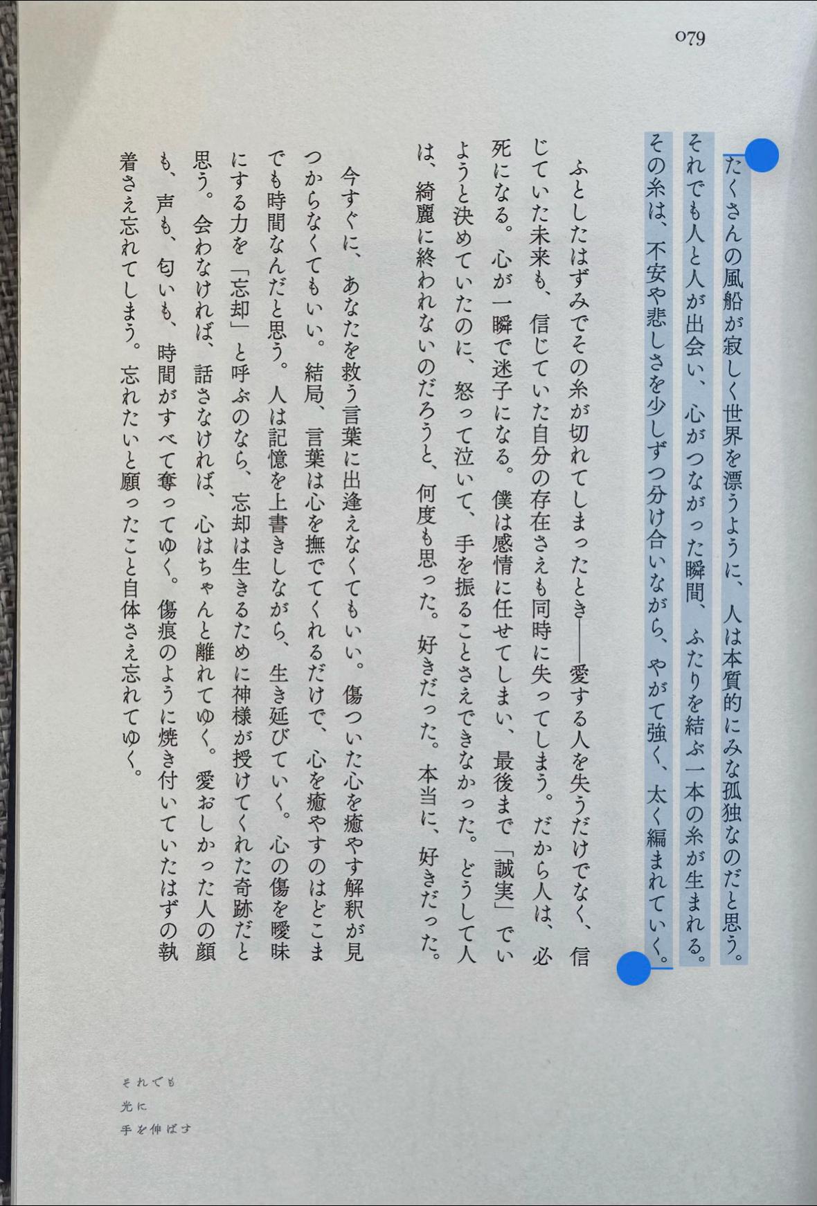 @『それでも光に手を伸ばす』Payao / 詩人