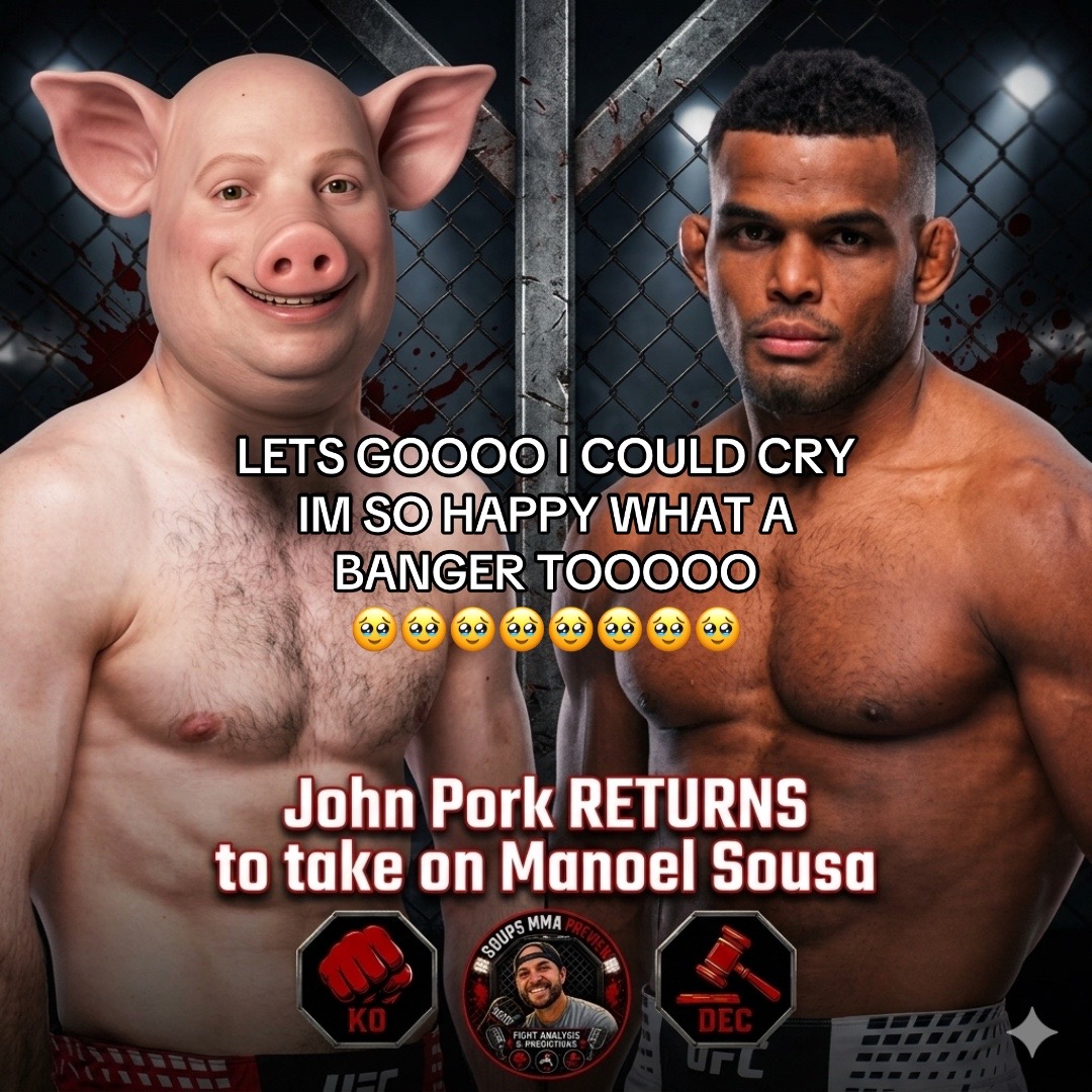 @🍜Soups MMA Preview 🍜