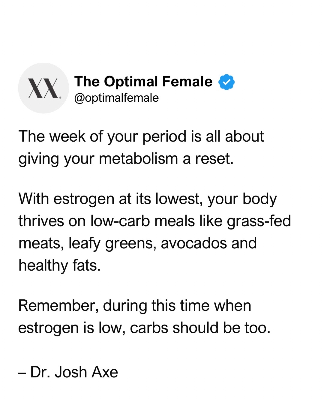 @The Optimal Female