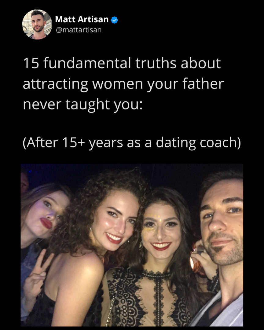 @Matt Artisan #1 Dating Coach