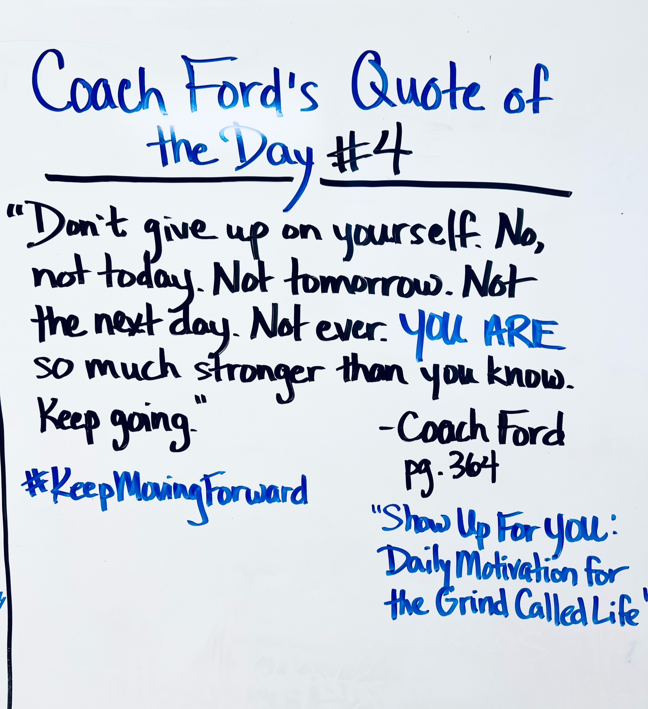 @Coach David Ford