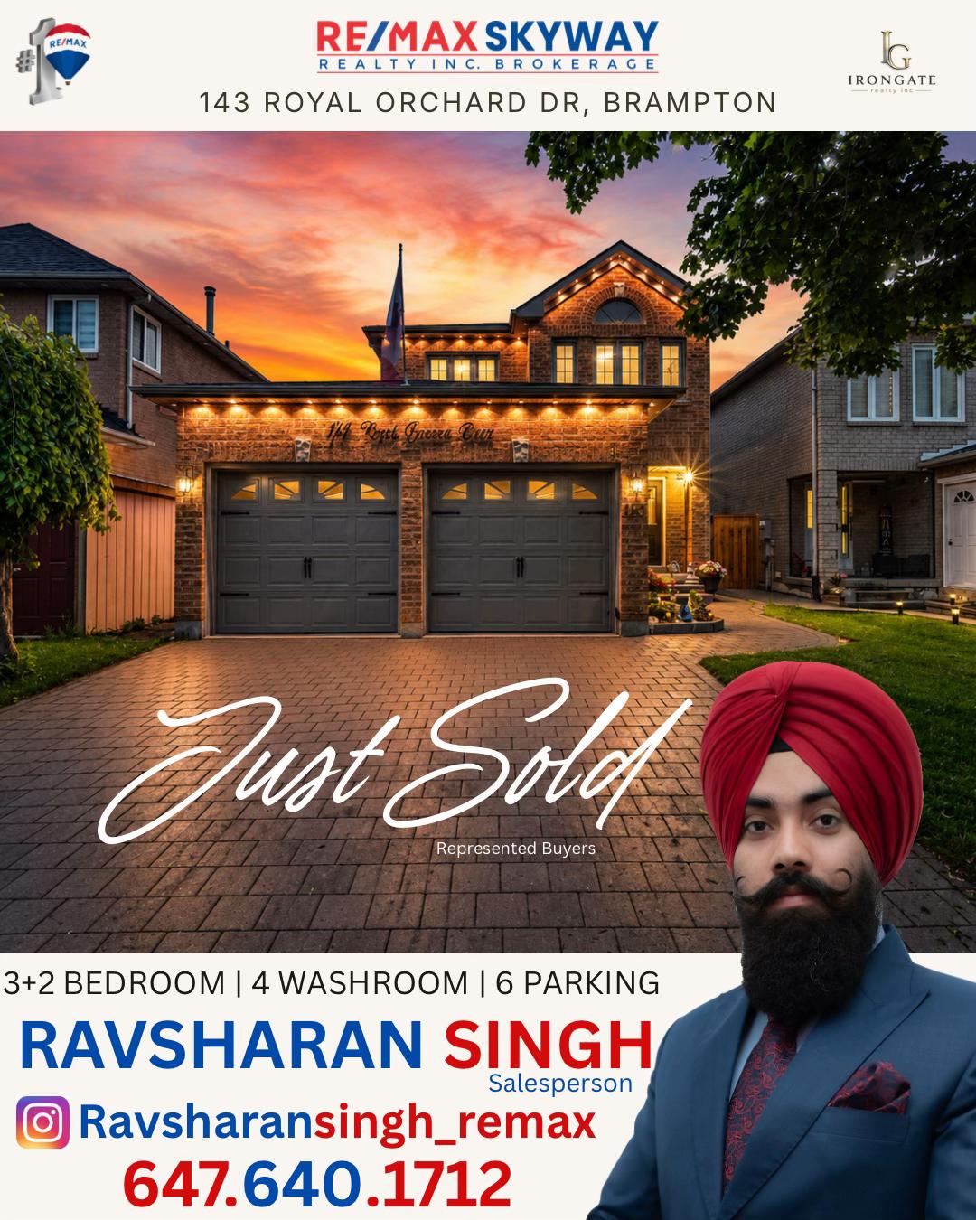 @RAVSHARAN SINGH | REALTOR
