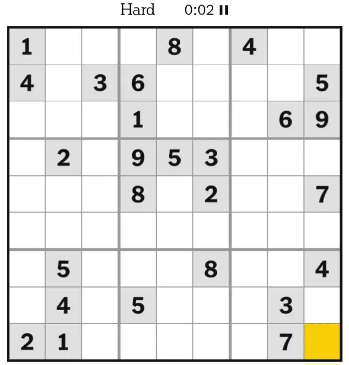 @NYT Sudoku