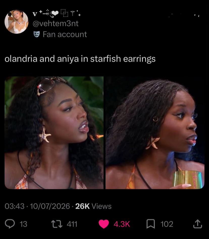@Reality tv gist