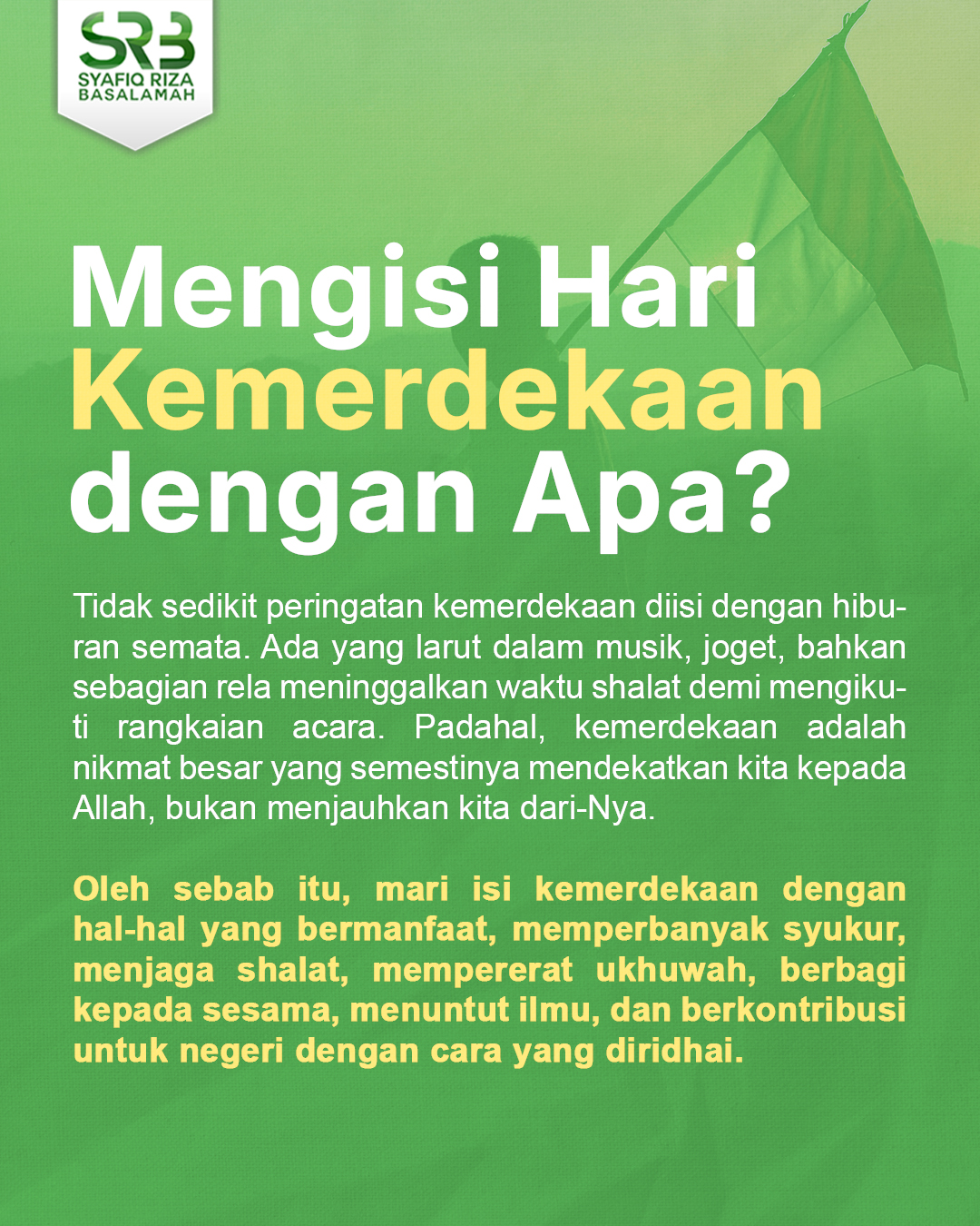 @Syafiq Riza Basalamah Official