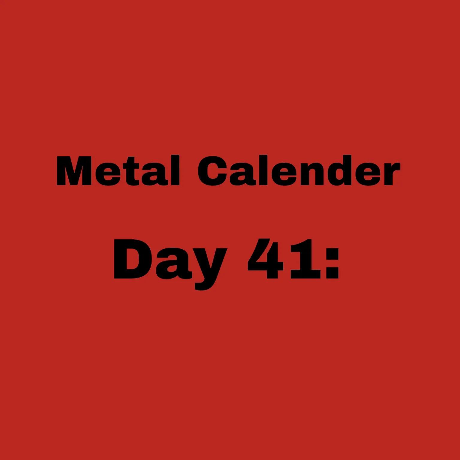 @Rock & Metal Calender