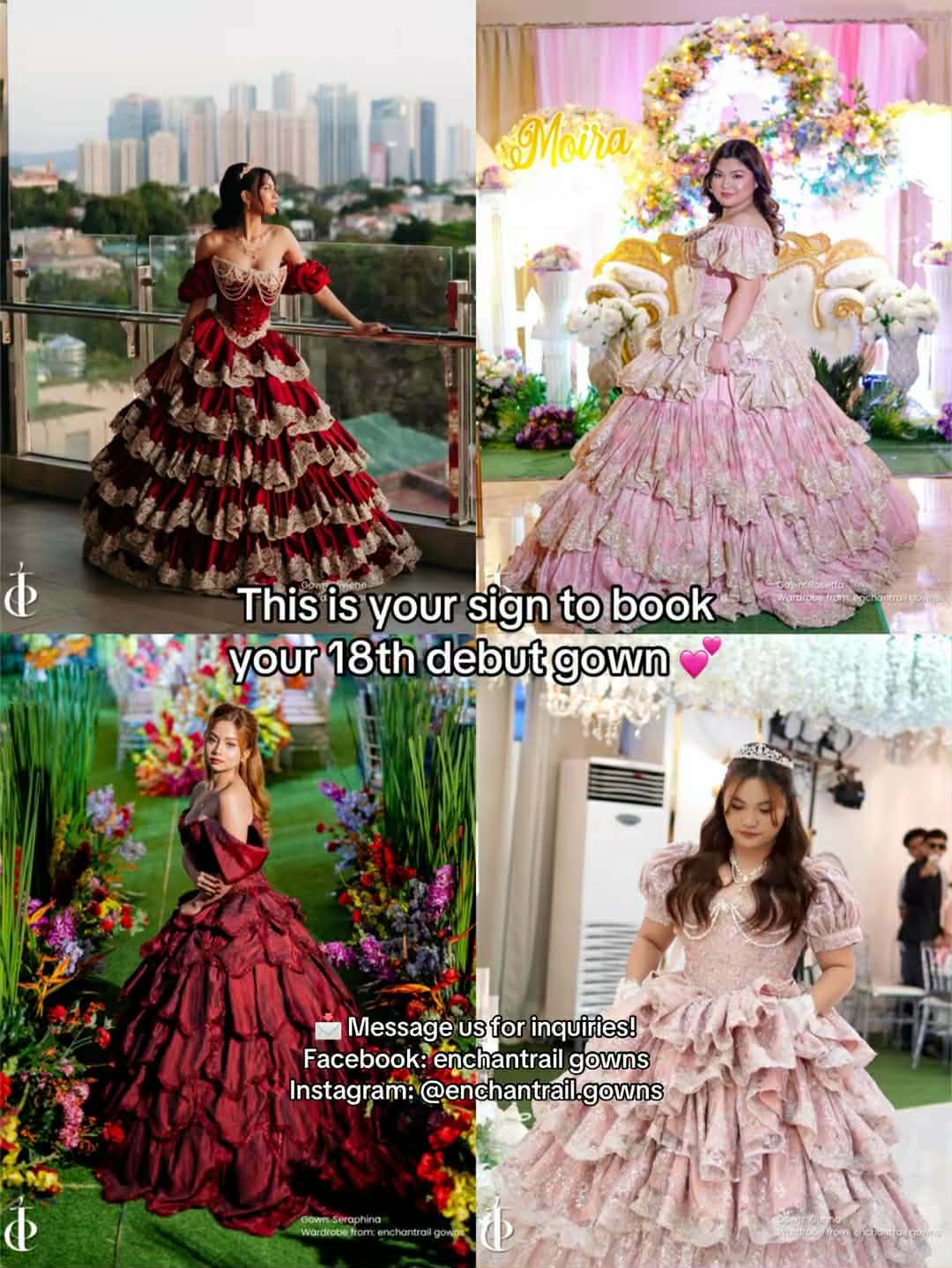 @enchantrail.gowns on IG