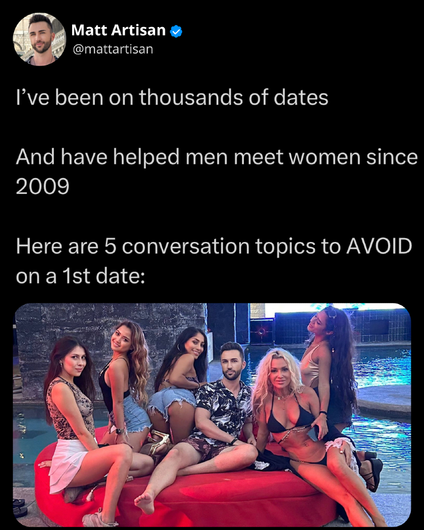 @Matt Artisan #1 Dating Coach