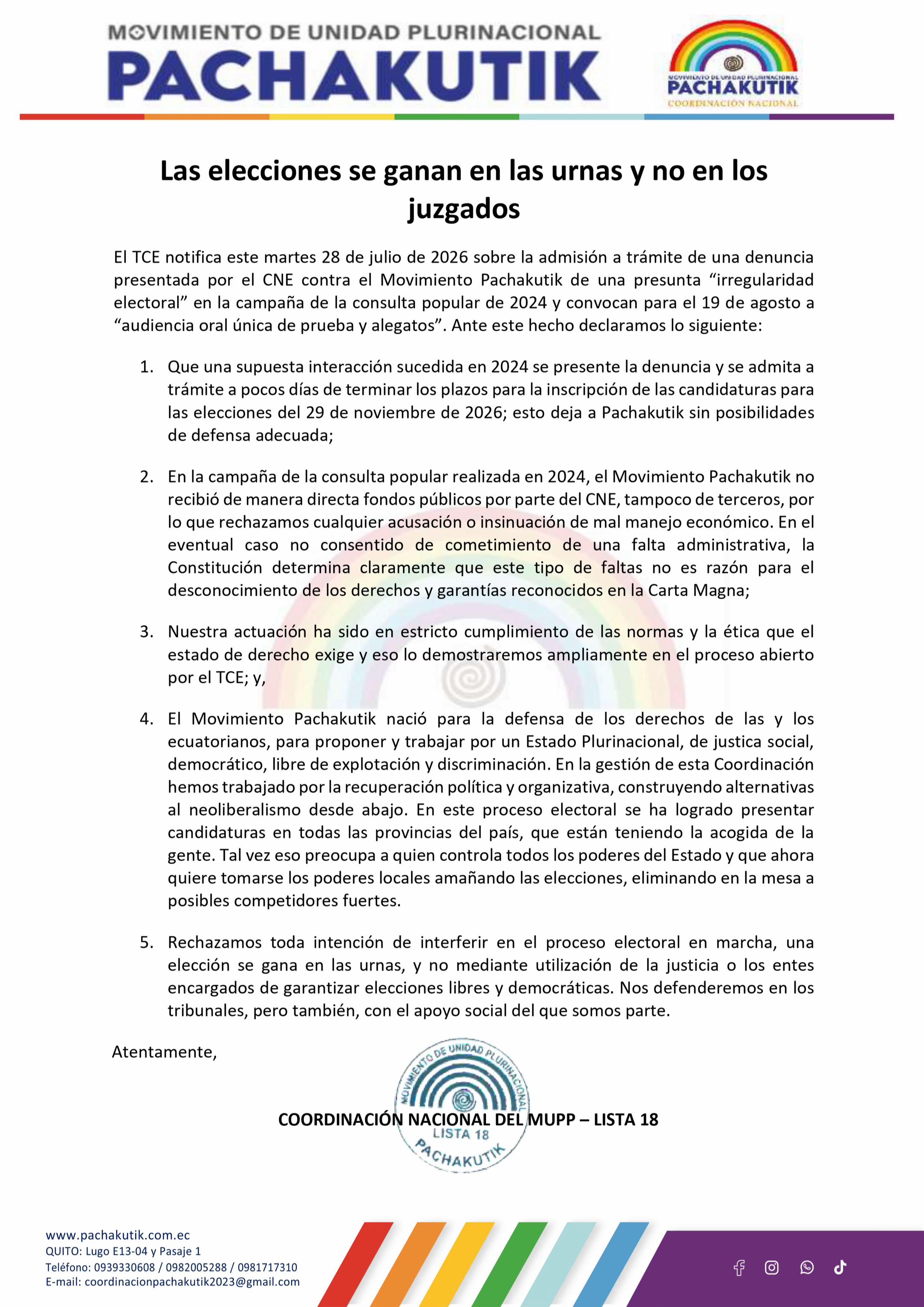 @Pachakutik Oficial